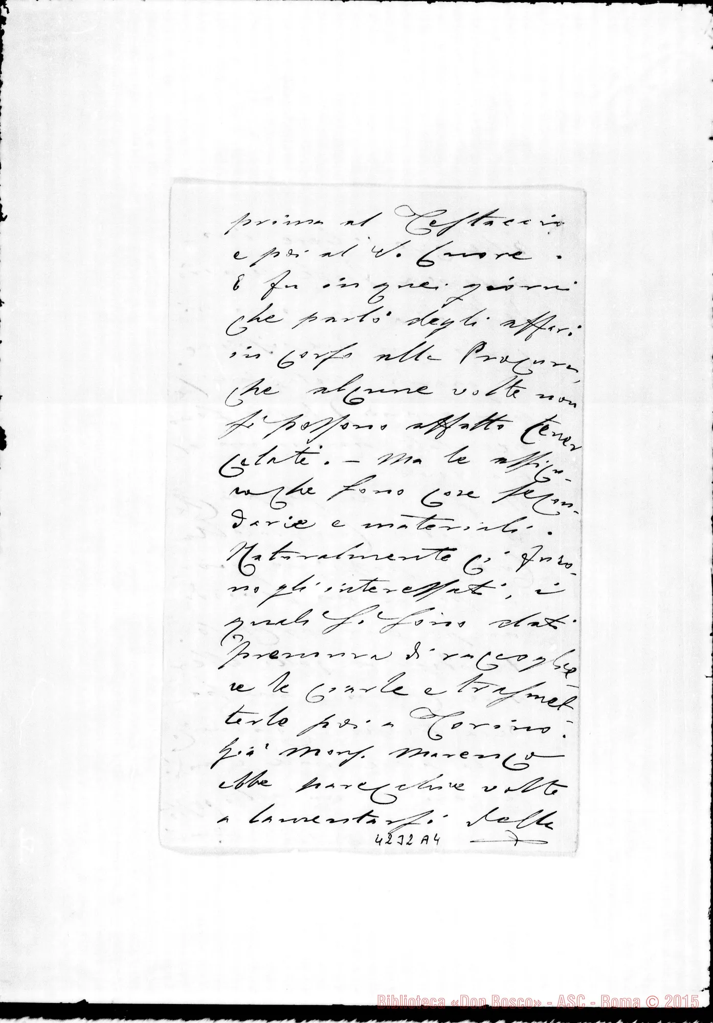 Fotogramma A 4 — Don Munerati-Don Gusmano. Roma, 16-01-1910. Personale