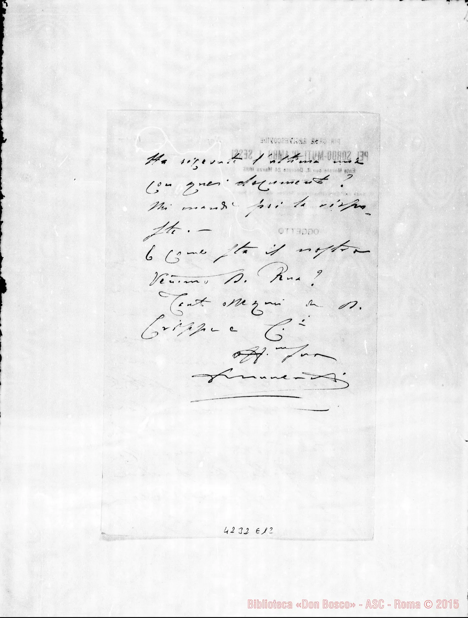 Fotogramma E 12 — Don Munerati-Don Gusmano. Napoli, 3-04-1910. Udienza ai giovani universitari
