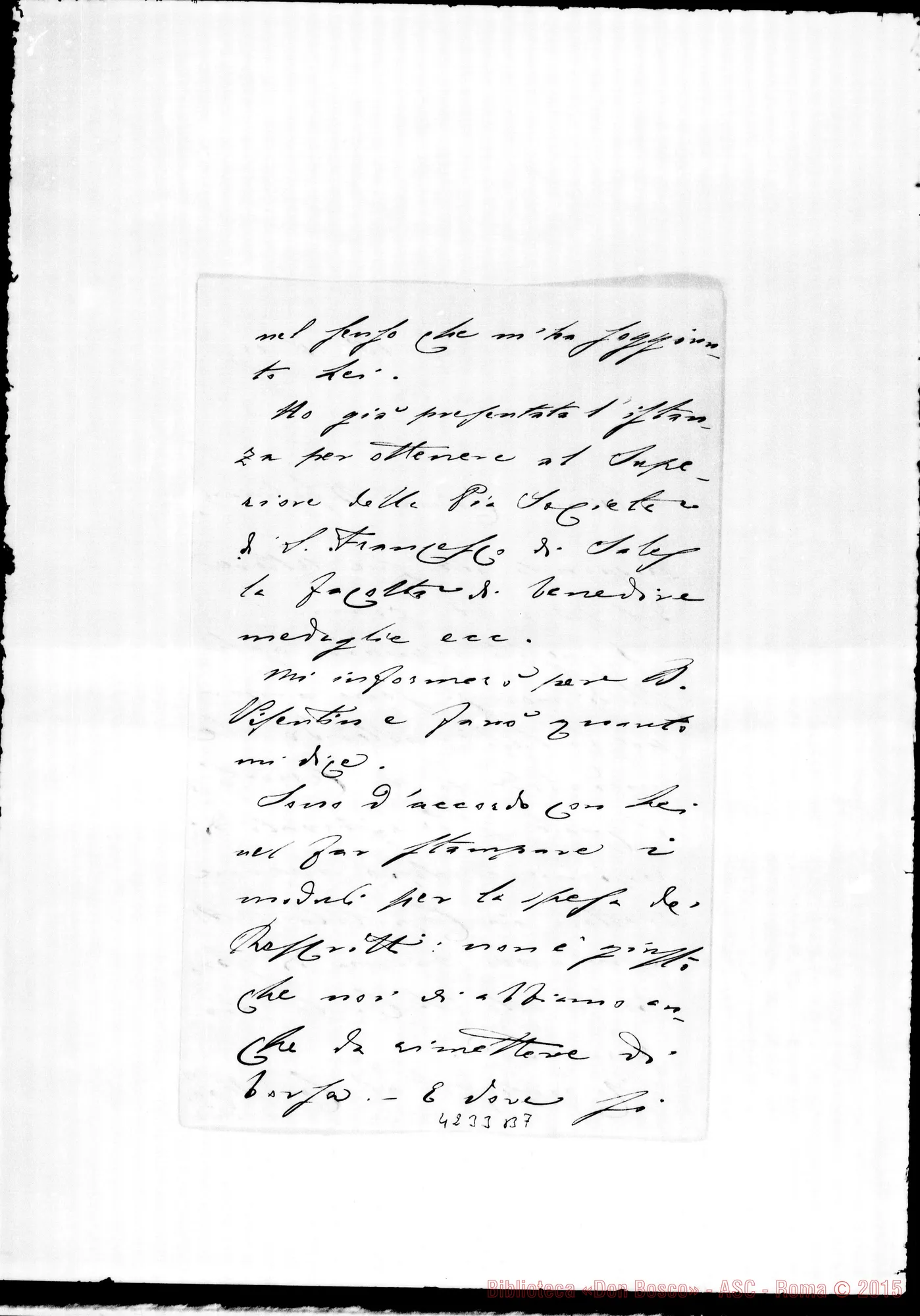 Fotogramma B 7 — Don Munerati-Don Gusmano. Roma, 15-04-1910. Riguardo agli studi. Card, de Lai