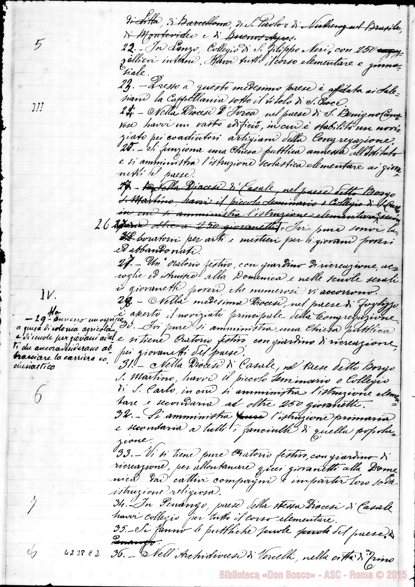 Fotogramma C 2 — 1892: Esposizione dello stato morale E materiale. Minuta ms.. Due stesure