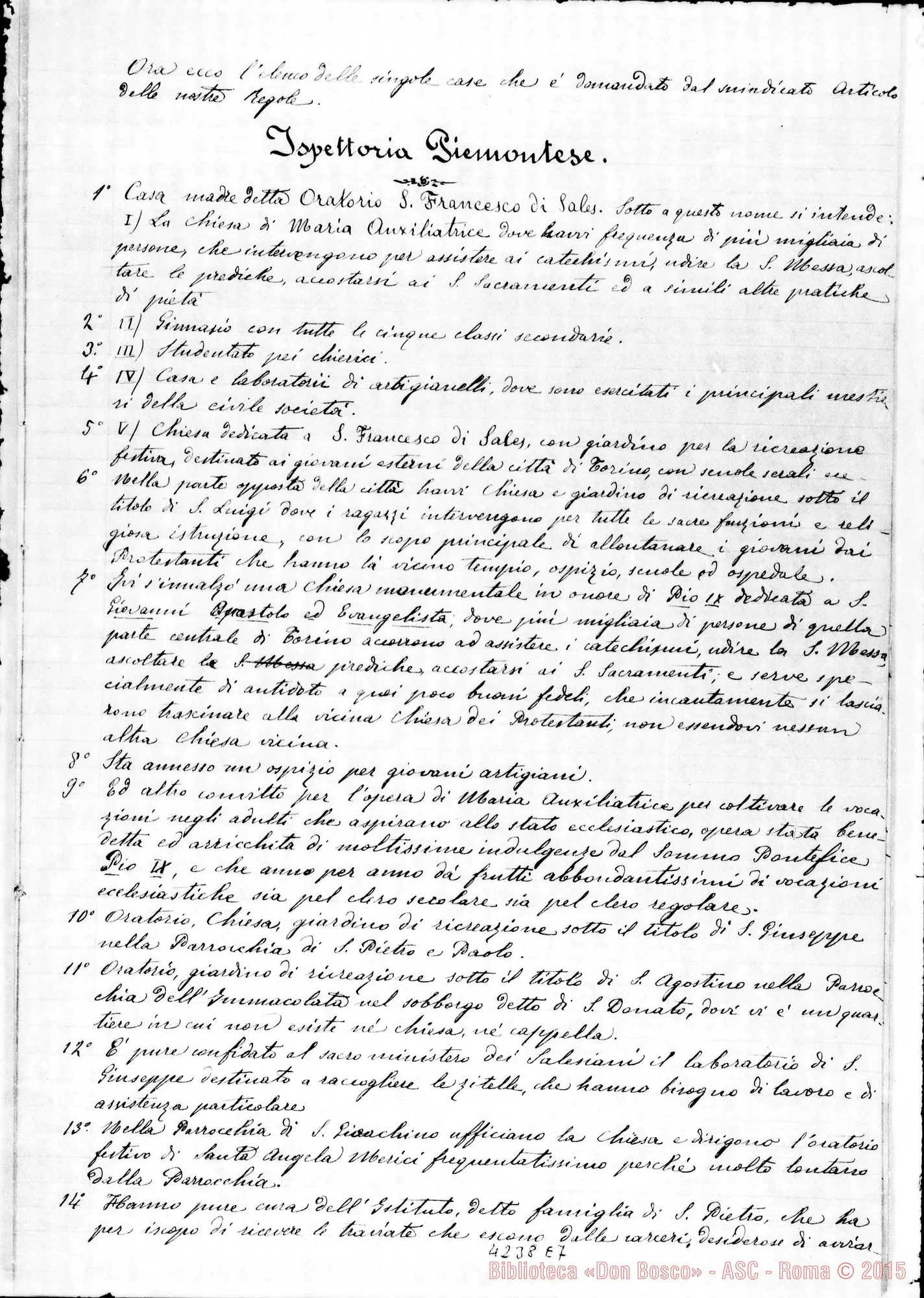 Fotogramma E 7 — 1892: Esposizione dello stato morale E materiale. Minuta ms.. Due stesure