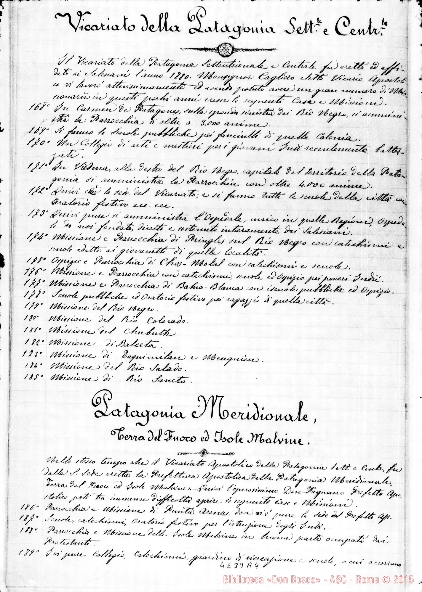 Fotogramma A 4 — 1892: Esposizione dello stato morale E materiale. Minuta ms.. Due stesure