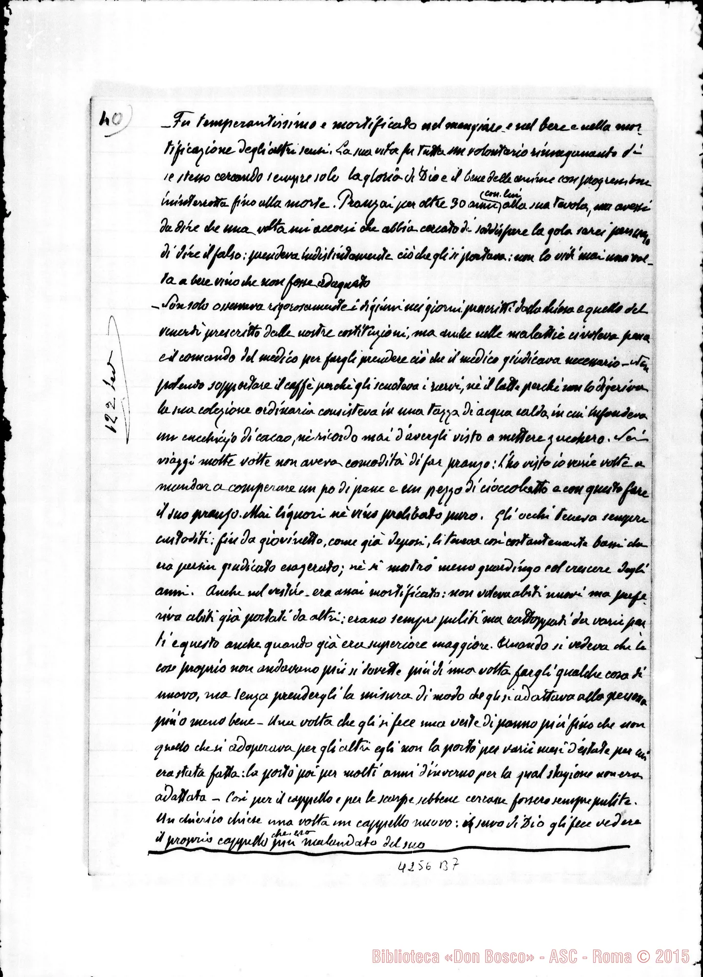 Fotogramma B 7 — Barberis Giulio: Processo Informativo di Don Rua. Ms. autogr. con la deposizione. Torino, 29-10-1923