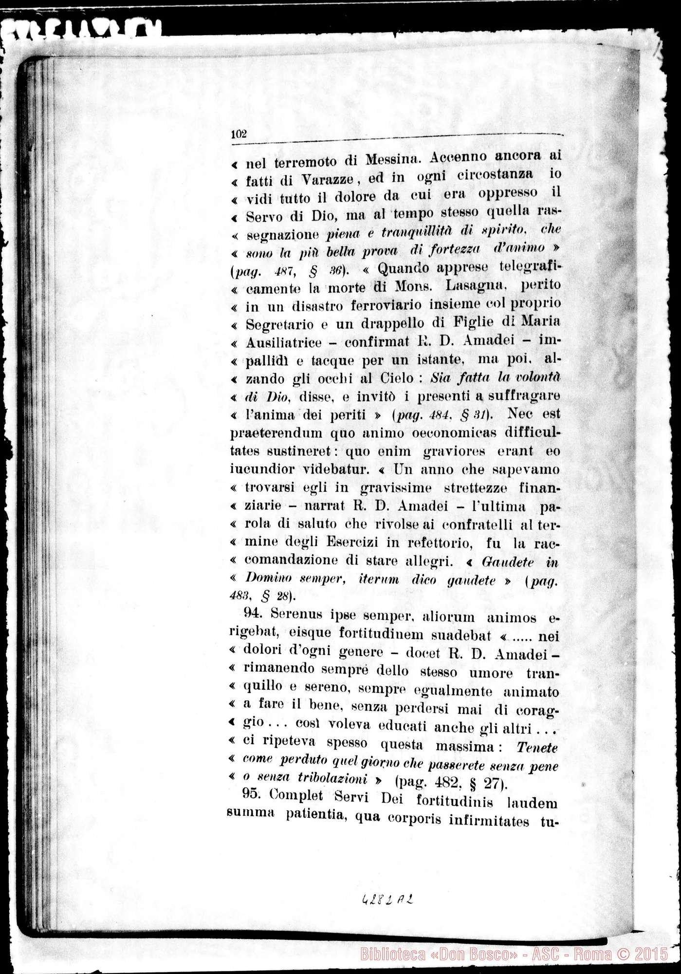 Fotogramma A 2 — Processo: Informatio super dubio an sit signanda Commissio Introductionis Causae in casu et ad effectum de quo agitur