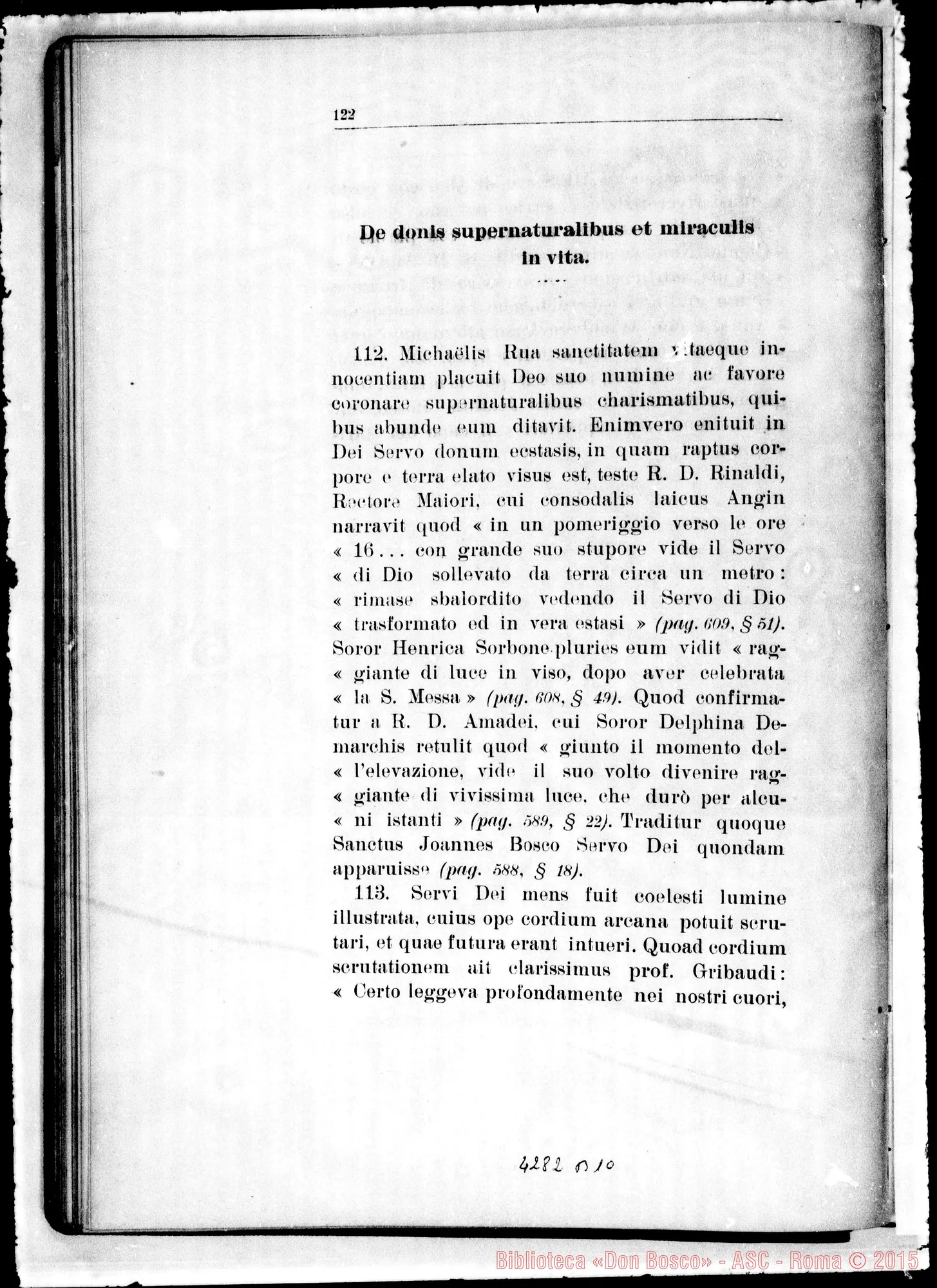 Fotogramma B 10 — Processo: Informatio super dubio an sit signanda Commissio Introductionis Causae in casu et ad effectum de quo agitur