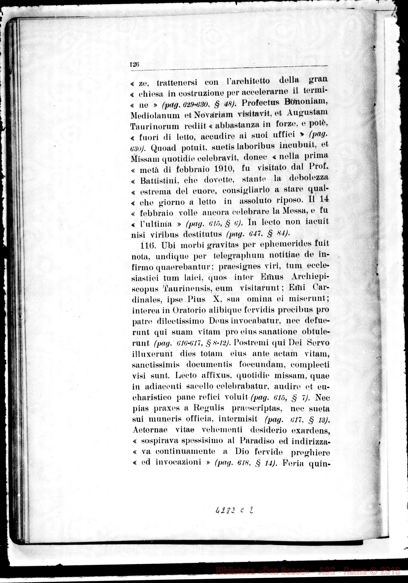 Fotogramma C 2 — Processo: Informatio super dubio an sit signanda Commissio Introductionis Causae in casu et ad effectum de quo agitur