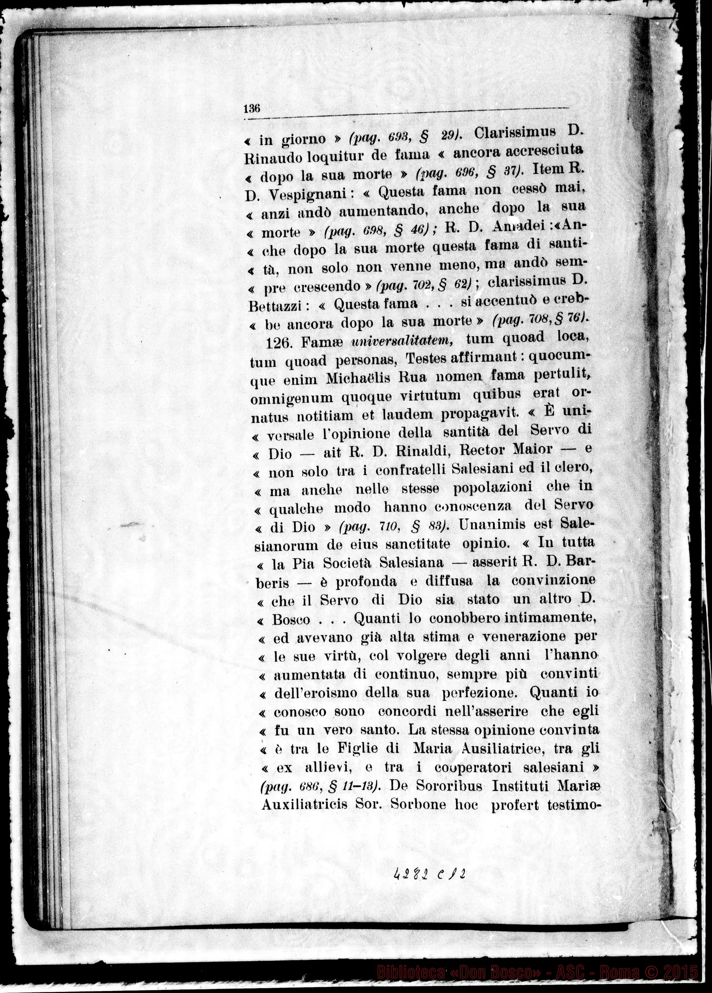 Fotogramma C 12 — Processo: Informatio super dubio an sit signanda Commissio Introductionis Causae in casu et ad effectum de quo agitur