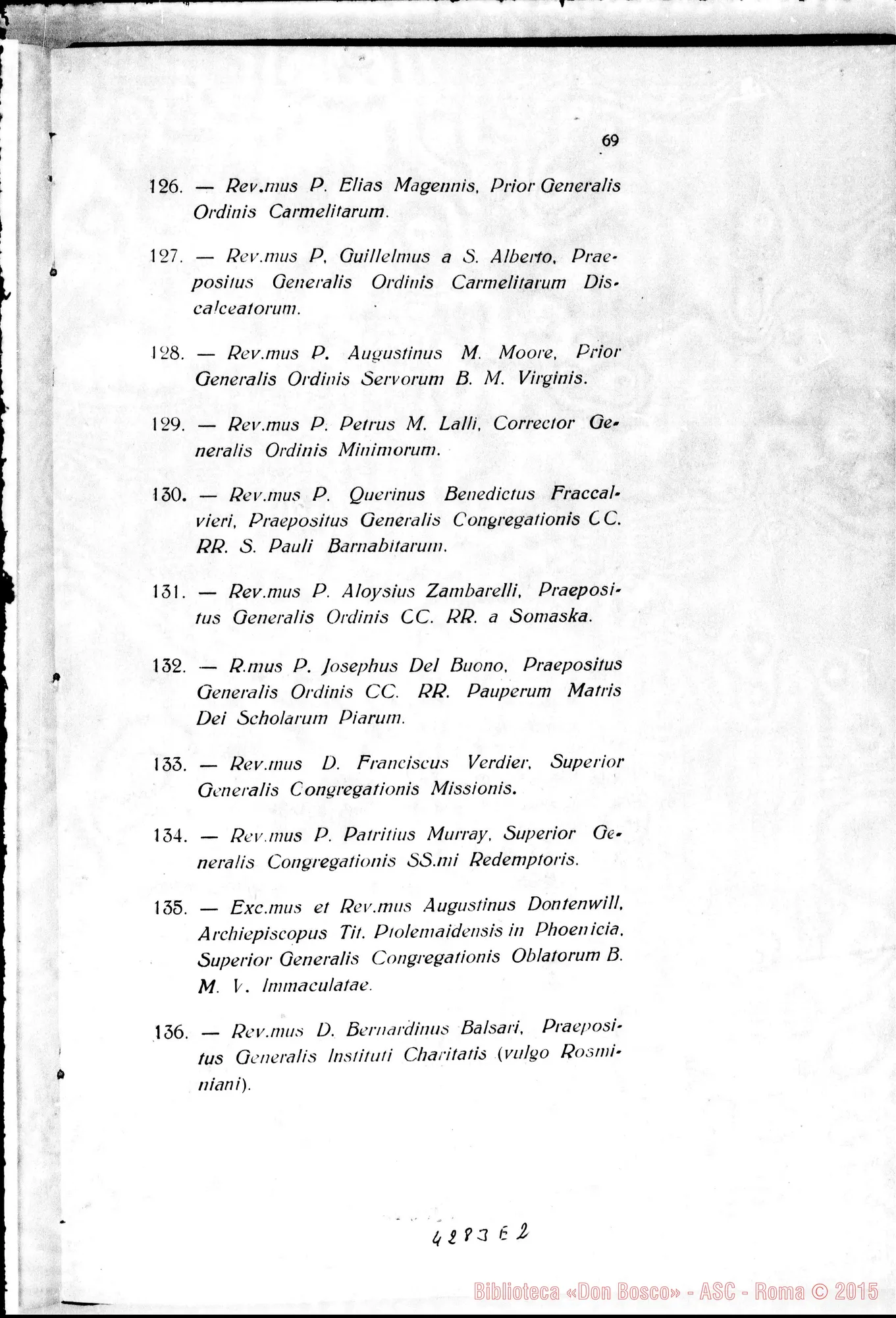 Fotogramma E 2 — Litterae Postulatoriae pro signatura Commissionis Intr. Causae