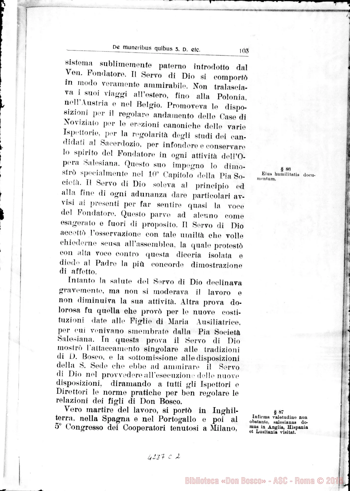 Fotogramma C 2 — 1…De muneribus E sacerdotio Servi Dei Ell… De heroicis virtutibus in genere