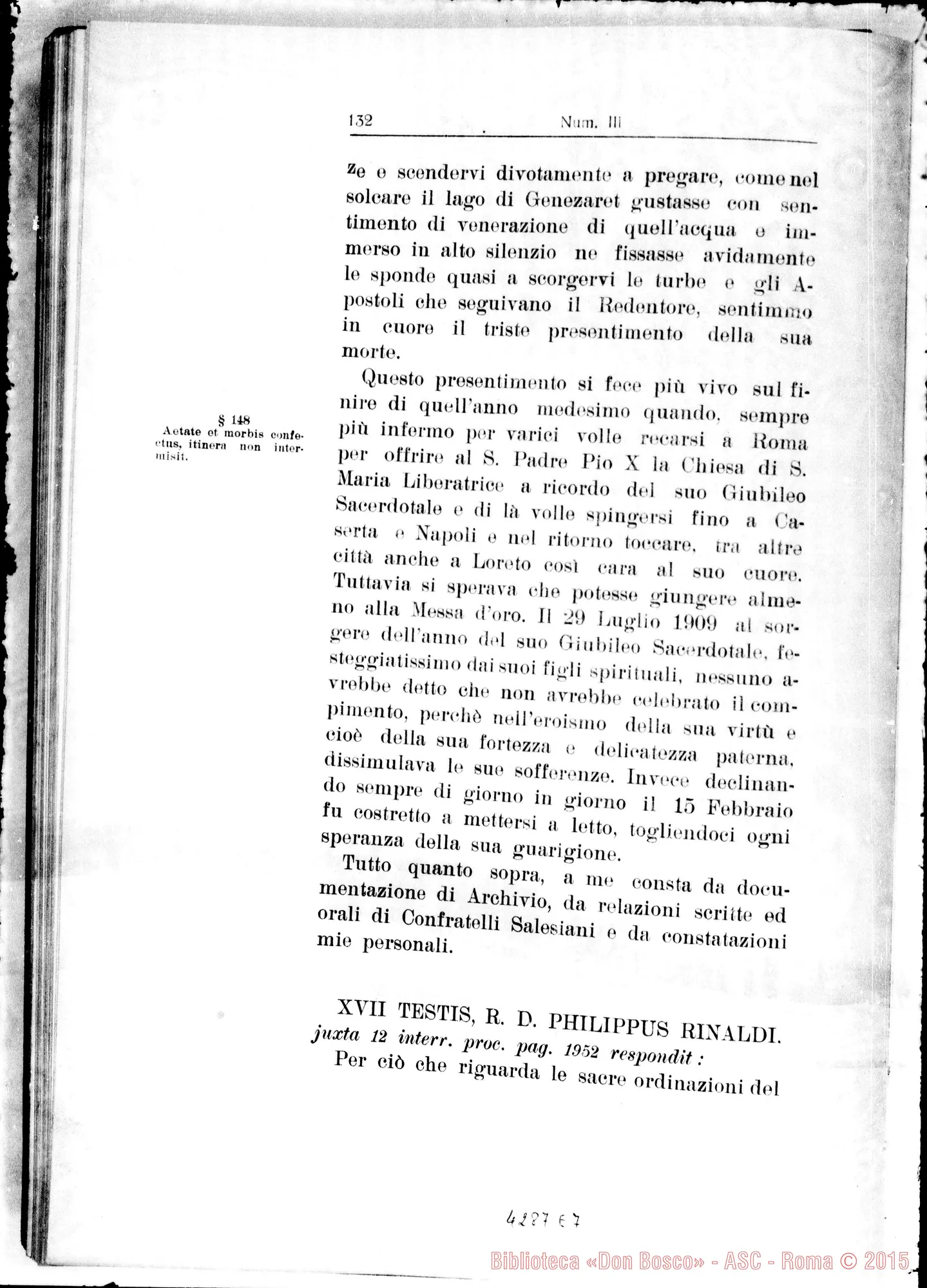 Fotogramma E 7 — 1…De muneribus E sacerdotio Servi Dei Ell… De heroicis virtutibus in genere