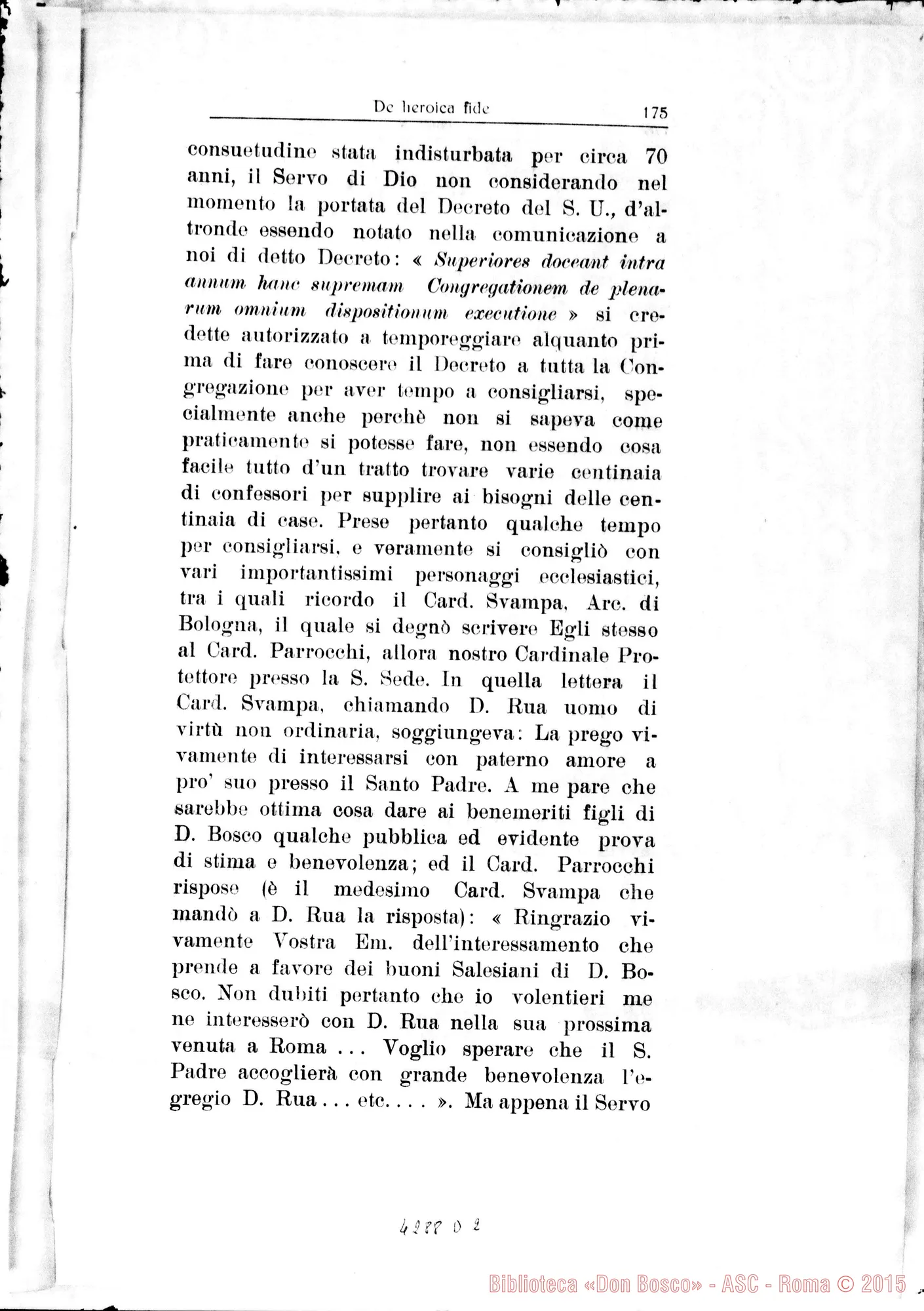 Fotogramma D 2 — De heroica Fide
