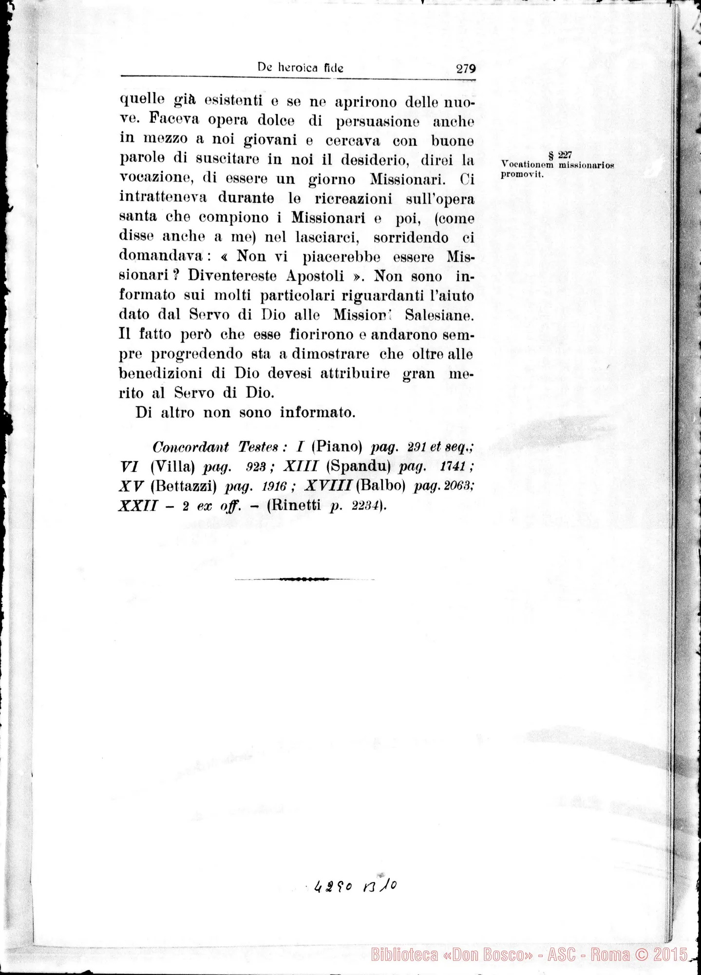 Fotogramma B 10 — De heroica Fide