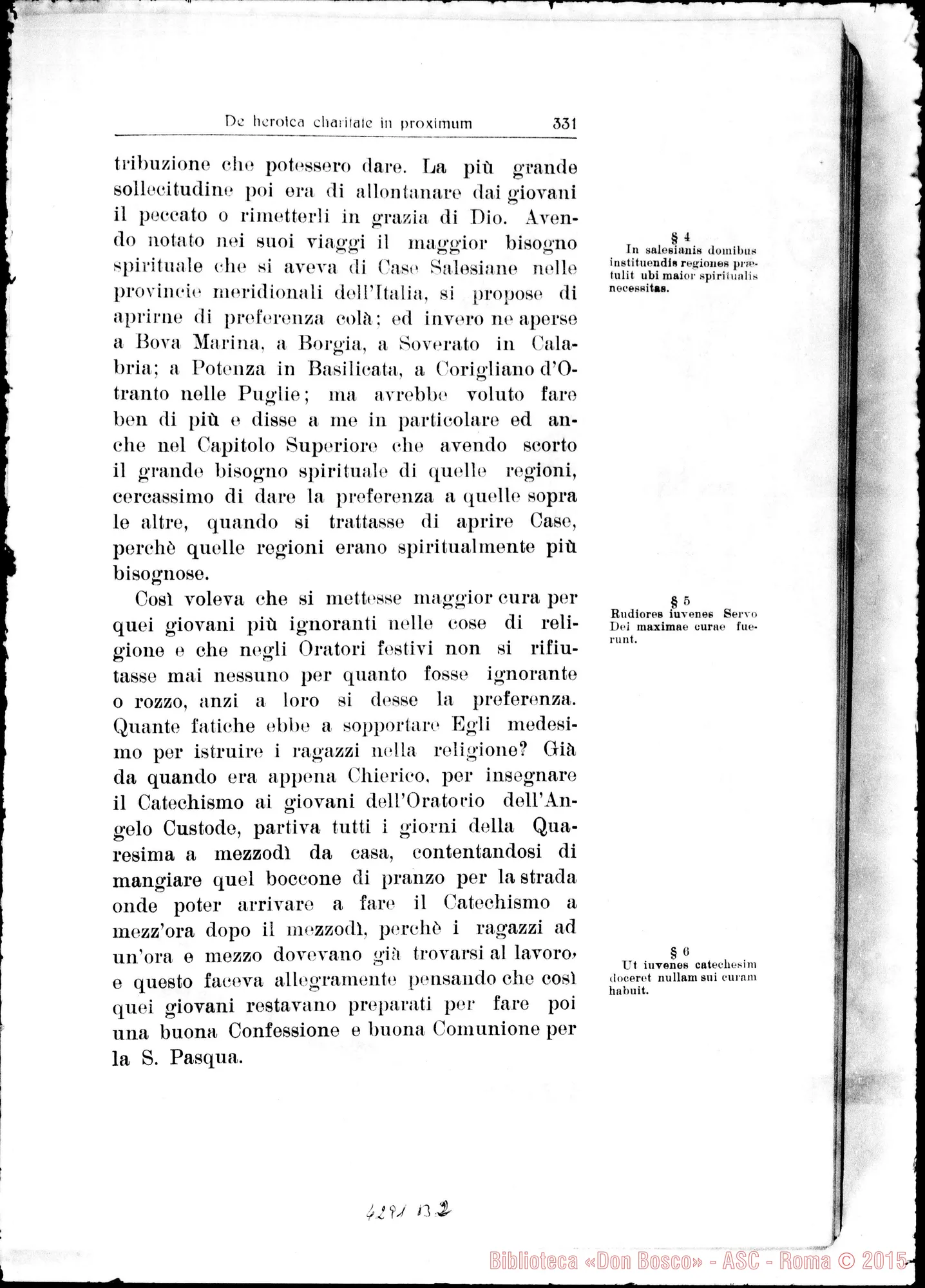 Fotogramma B 2 — De heroica Caritate in proximum
