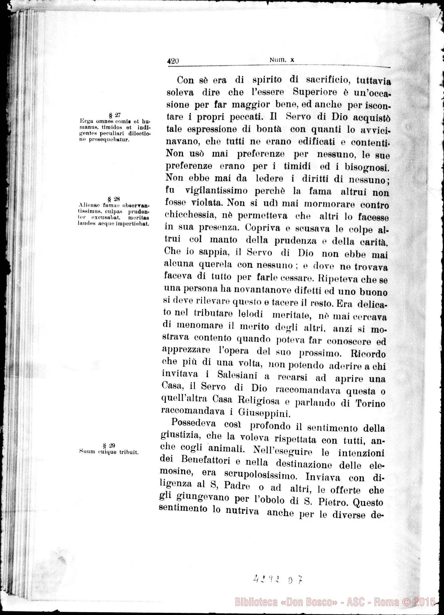 Fotogramma D 7 — De heroica Justitia