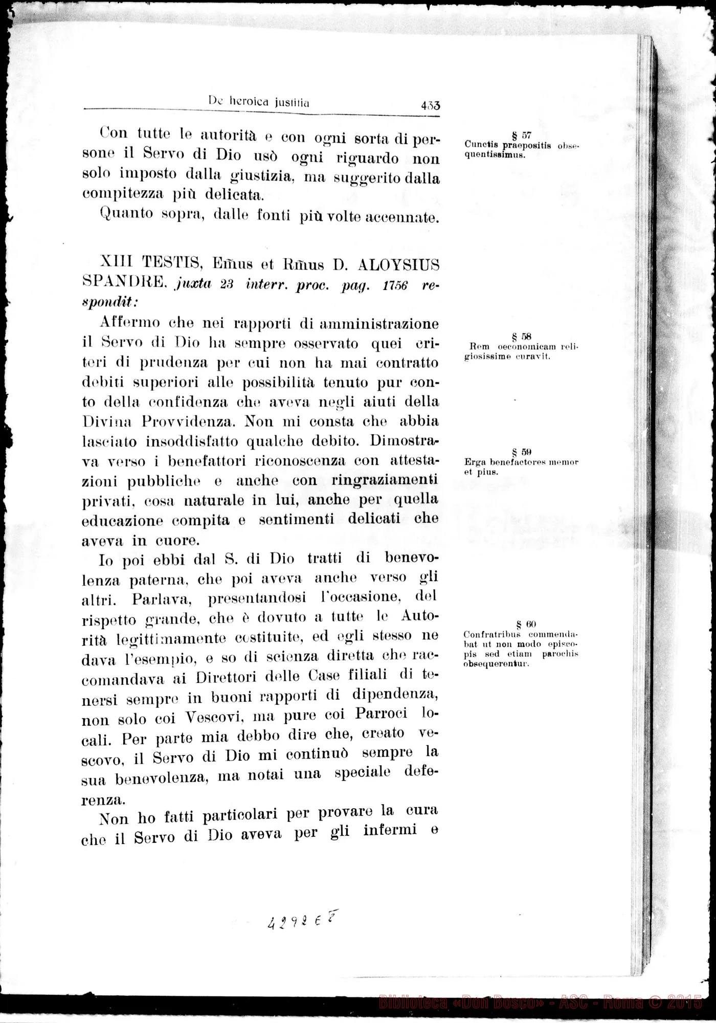 Fotogramma E 8 — De heroica Justitia