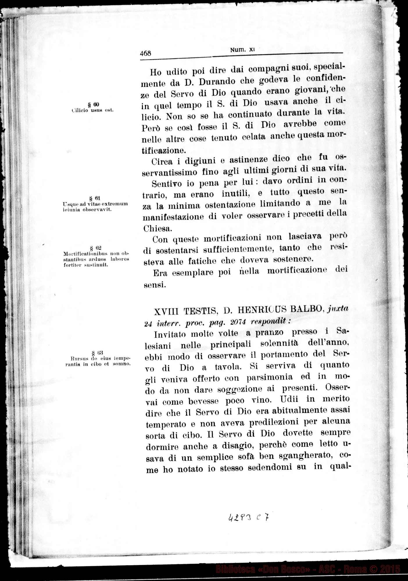 Fotogramma C 7 — De heroica Temperantia