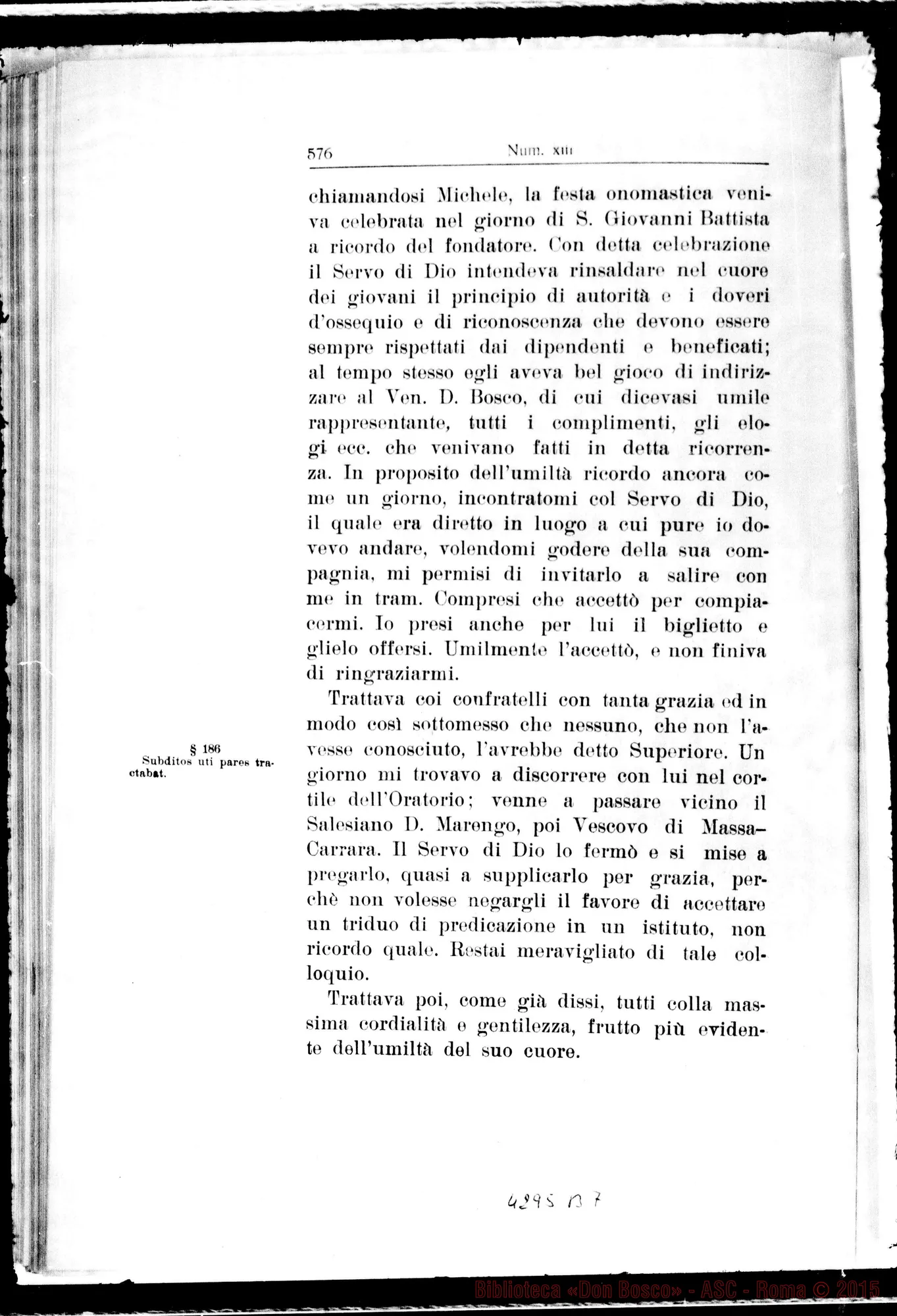Fotogramma B 7 — De heroica votorum observantia et de heroica Humilita