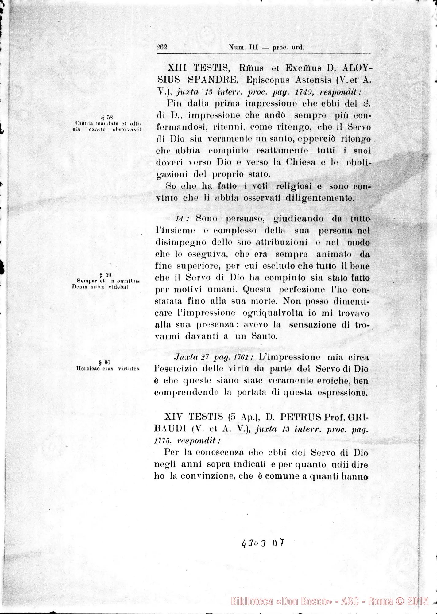 Fotogramma D 7 — De heroicis virtutibus in genere