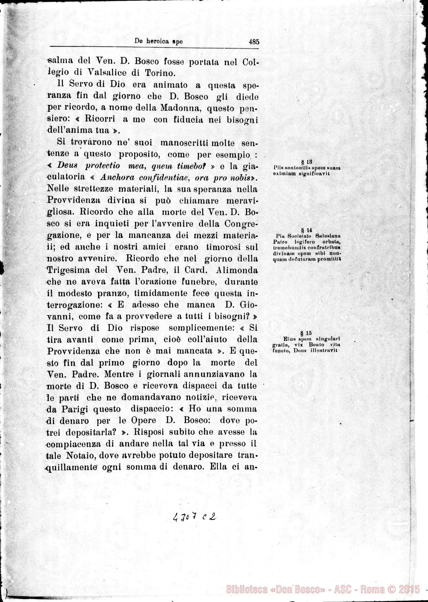 Fotogramma C 2 — De heroica Spe