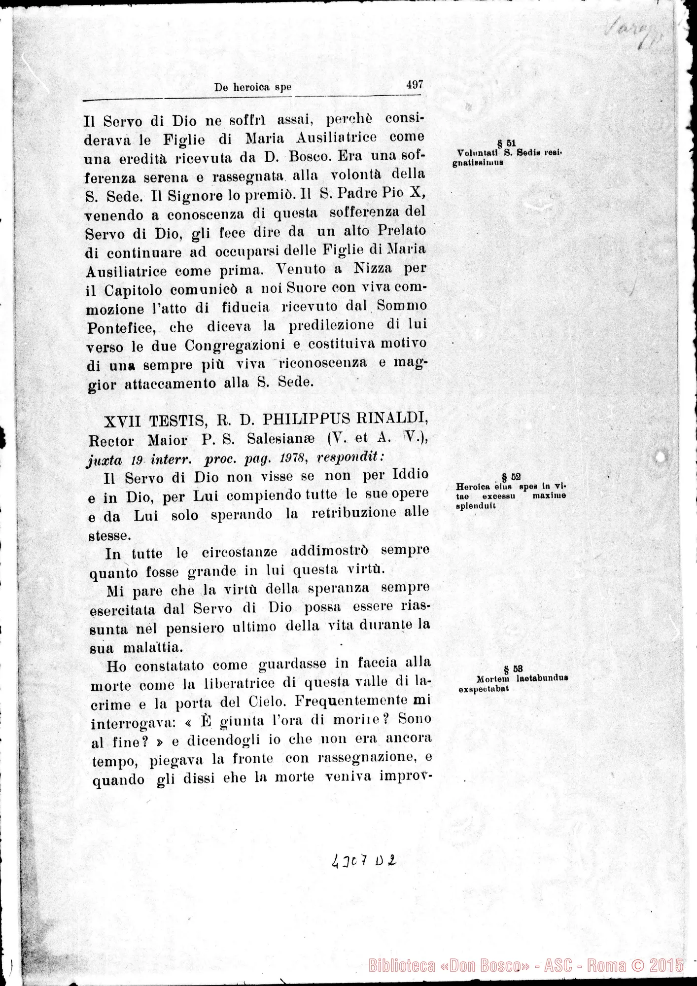 Fotogramma D 2 — De heroica Spe
