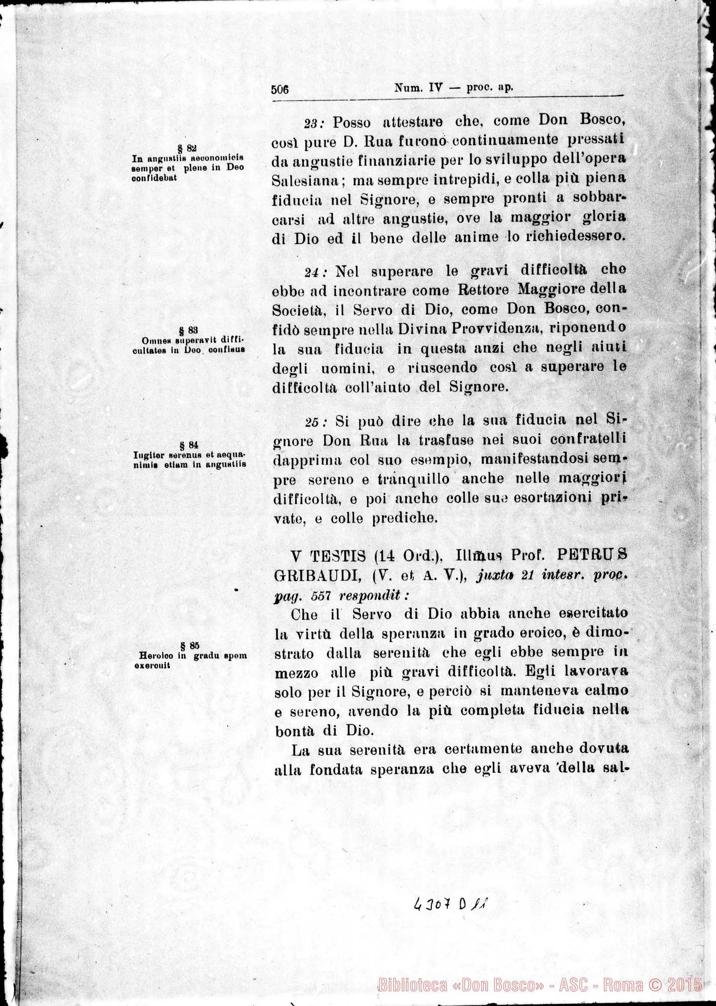 Fotogramma D 11 — De heroica Spe