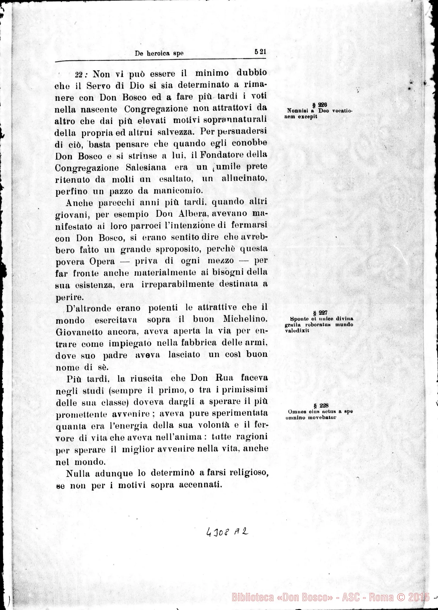 Fotogramma A 2 — De heroica Spe