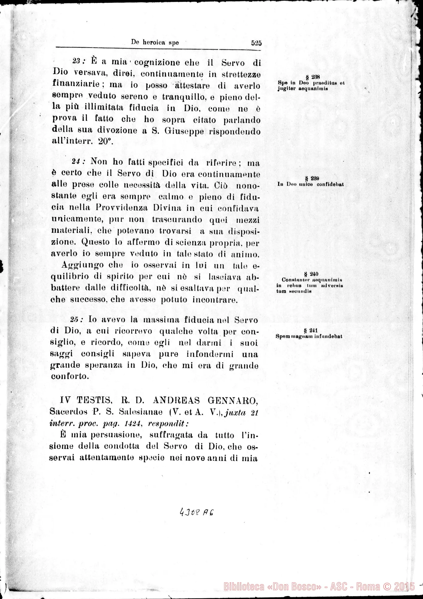 Fotogramma A 6 — De heroica Spe
