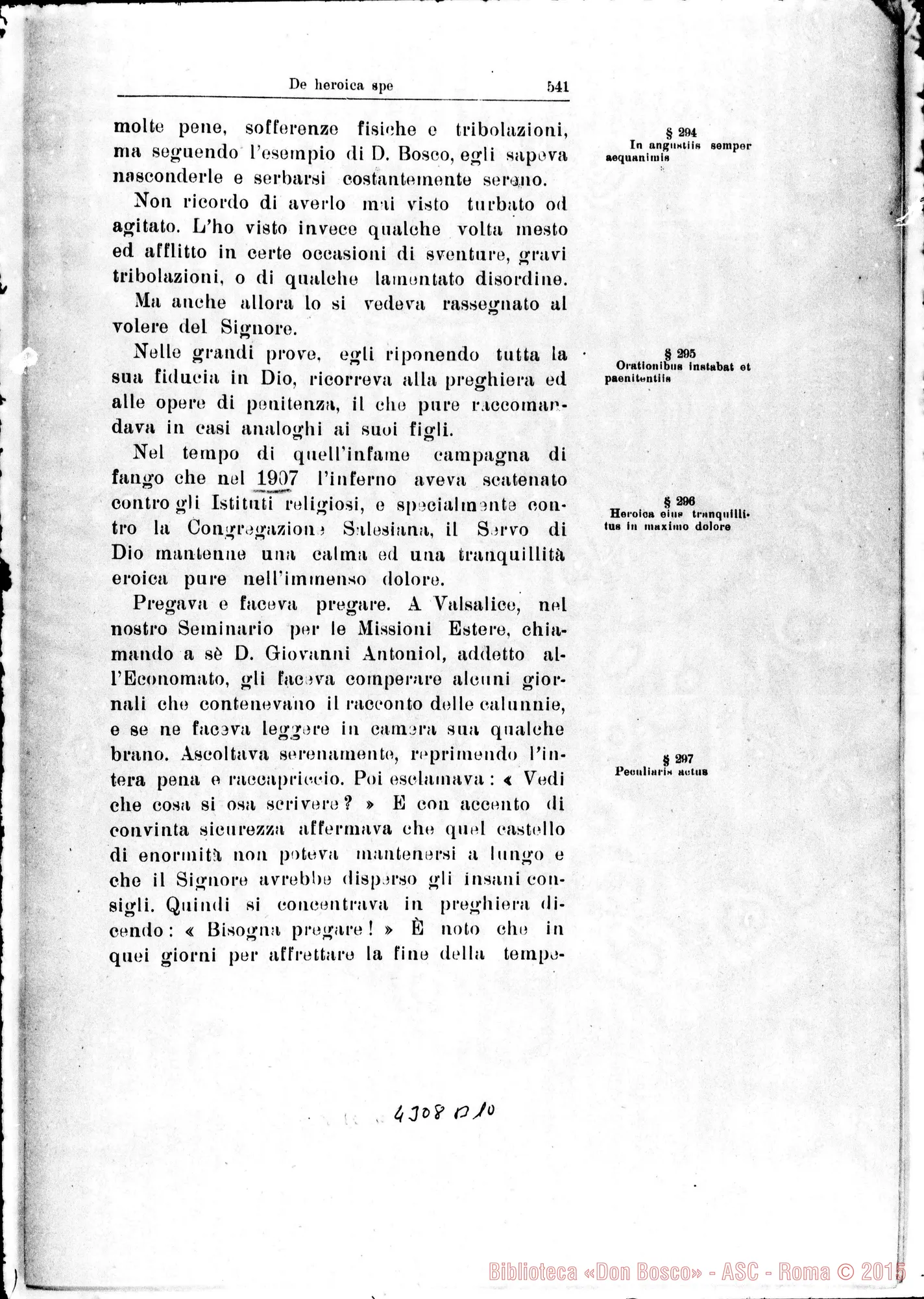 Fotogramma B 10 — De heroica Spe