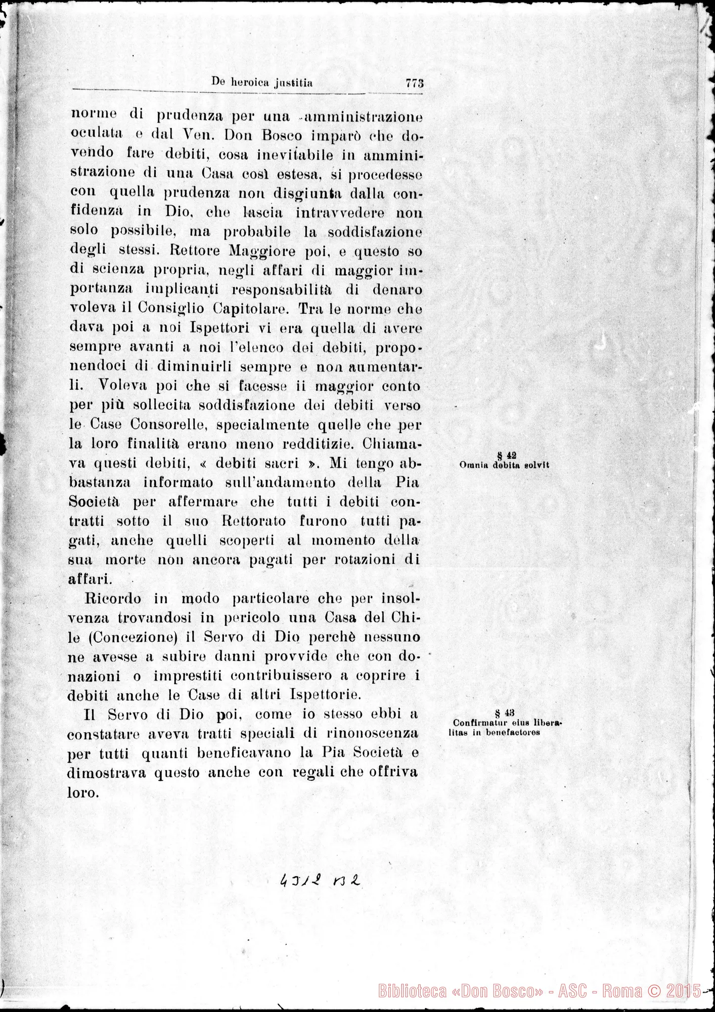 Fotogramma B 2 — De heroica Justitia