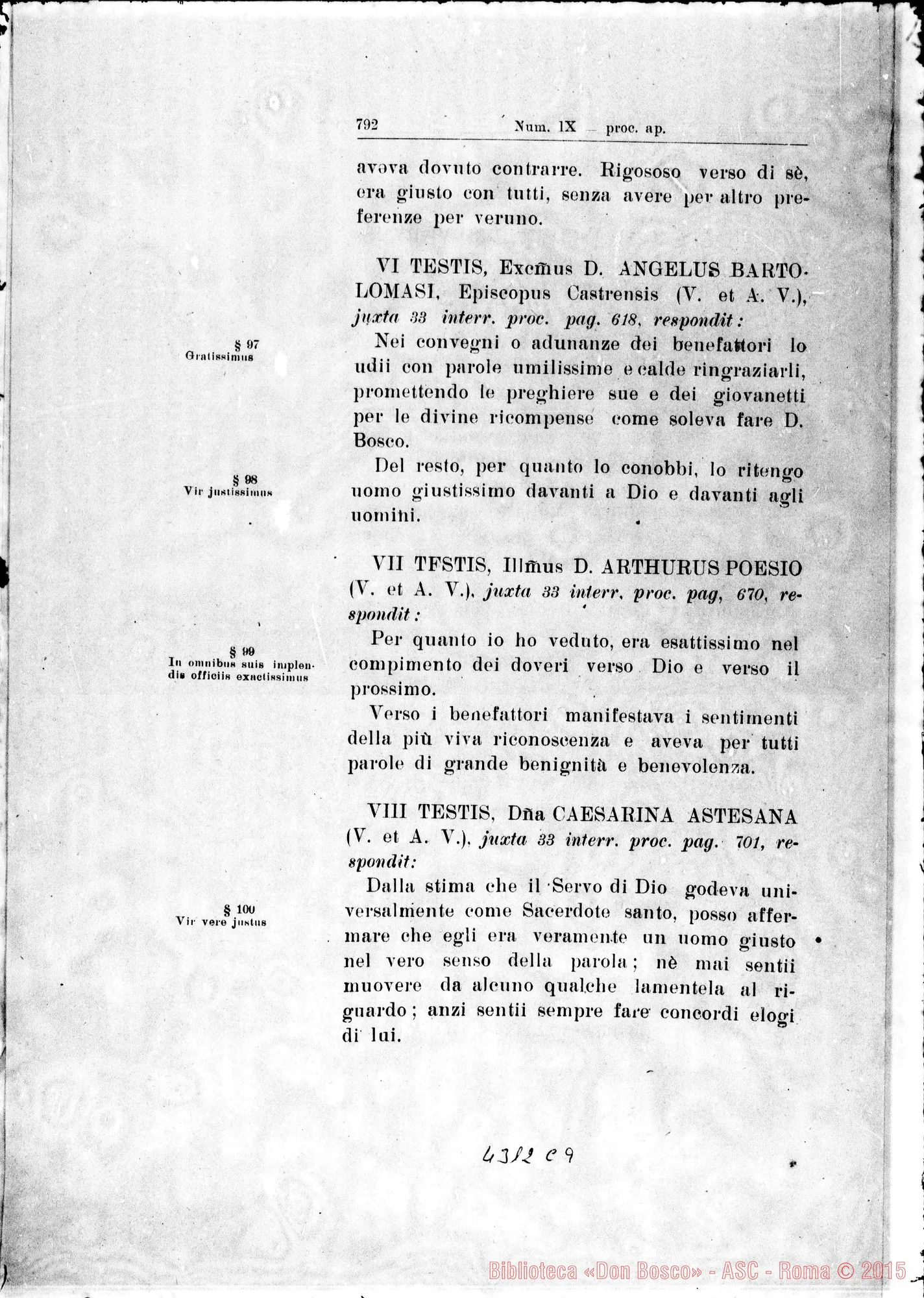 Fotogramma C 9 — De heroica Justitia