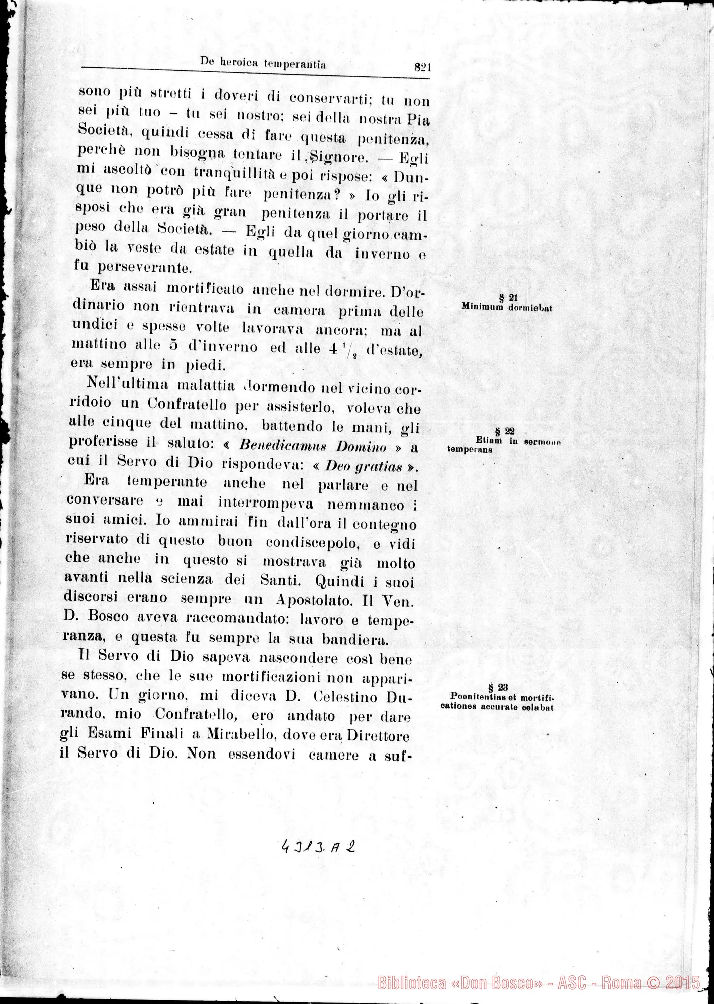 Fotogramma A 2 — De heroica Temperantia