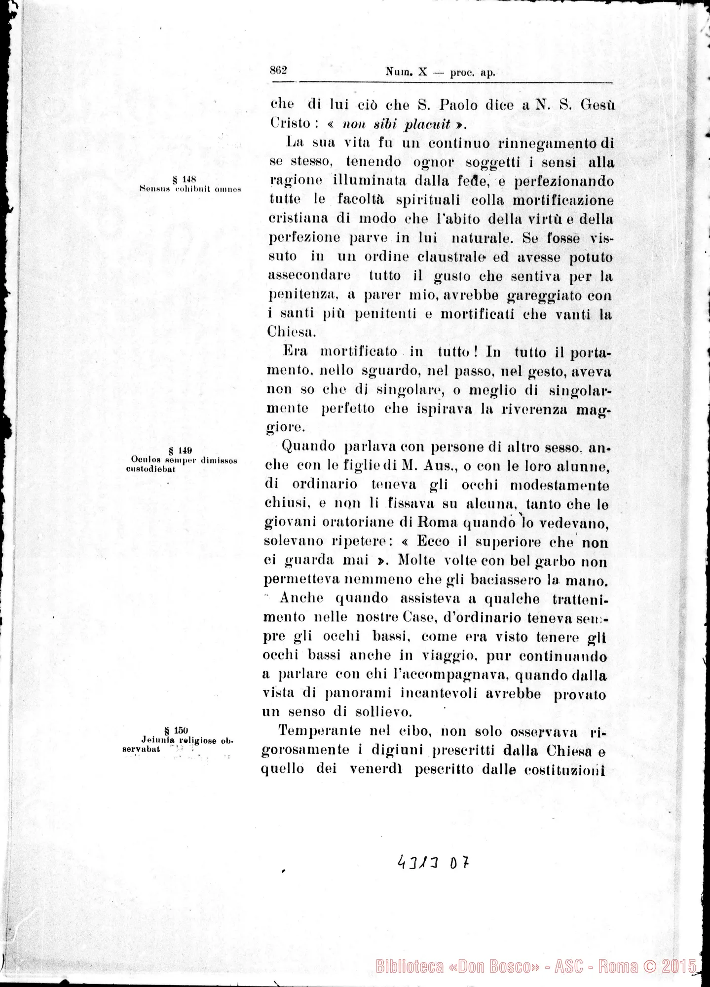 Fotogramma D 7 — De heroica Temperantia
