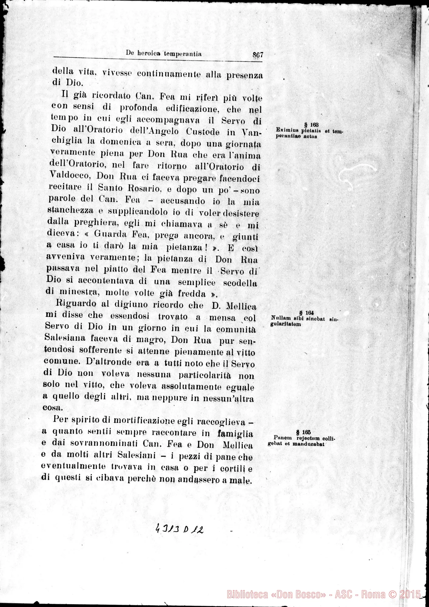 Fotogramma D 12 — De heroica Temperantia
