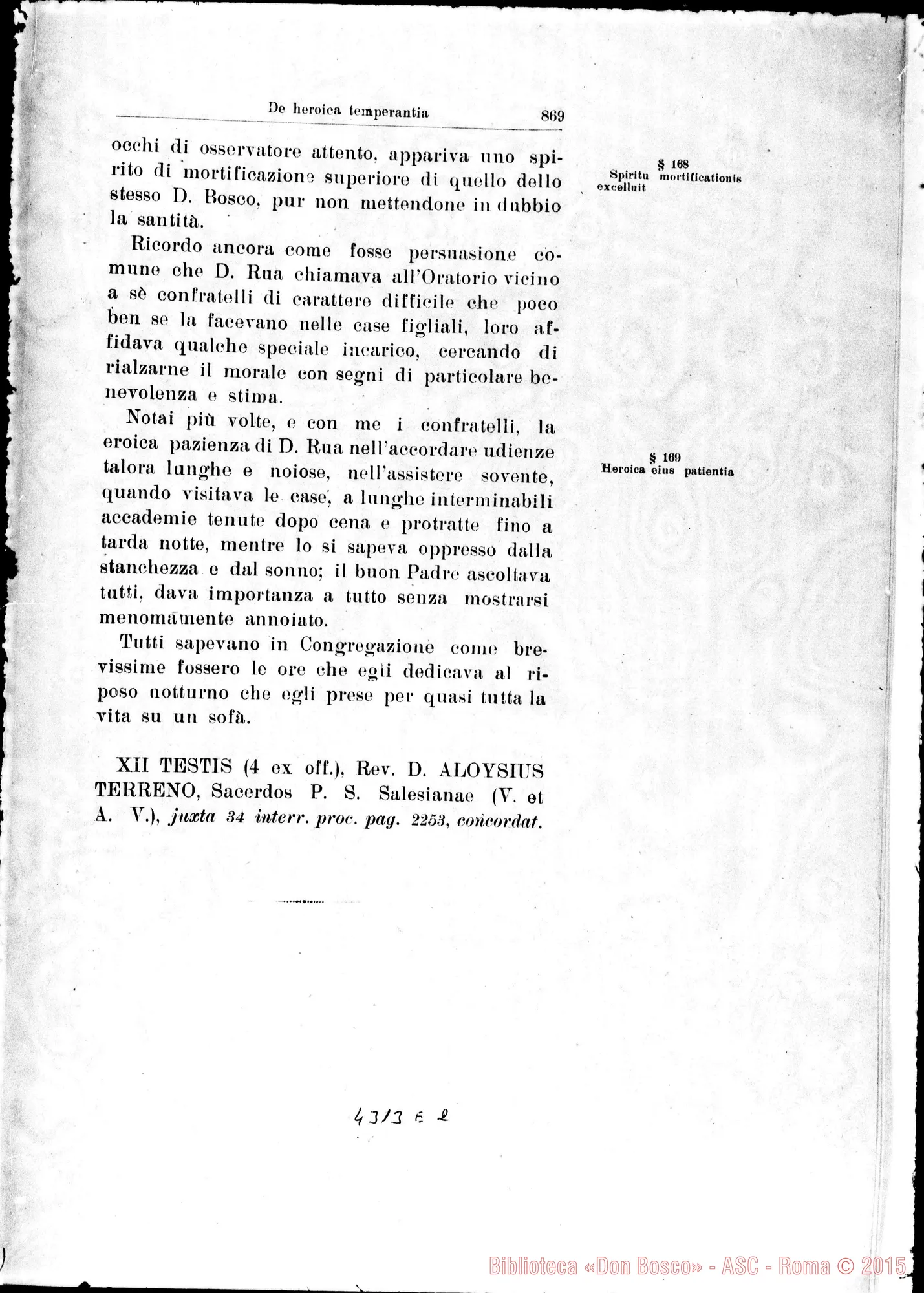 Fotogramma E 2 — De heroica Temperantia