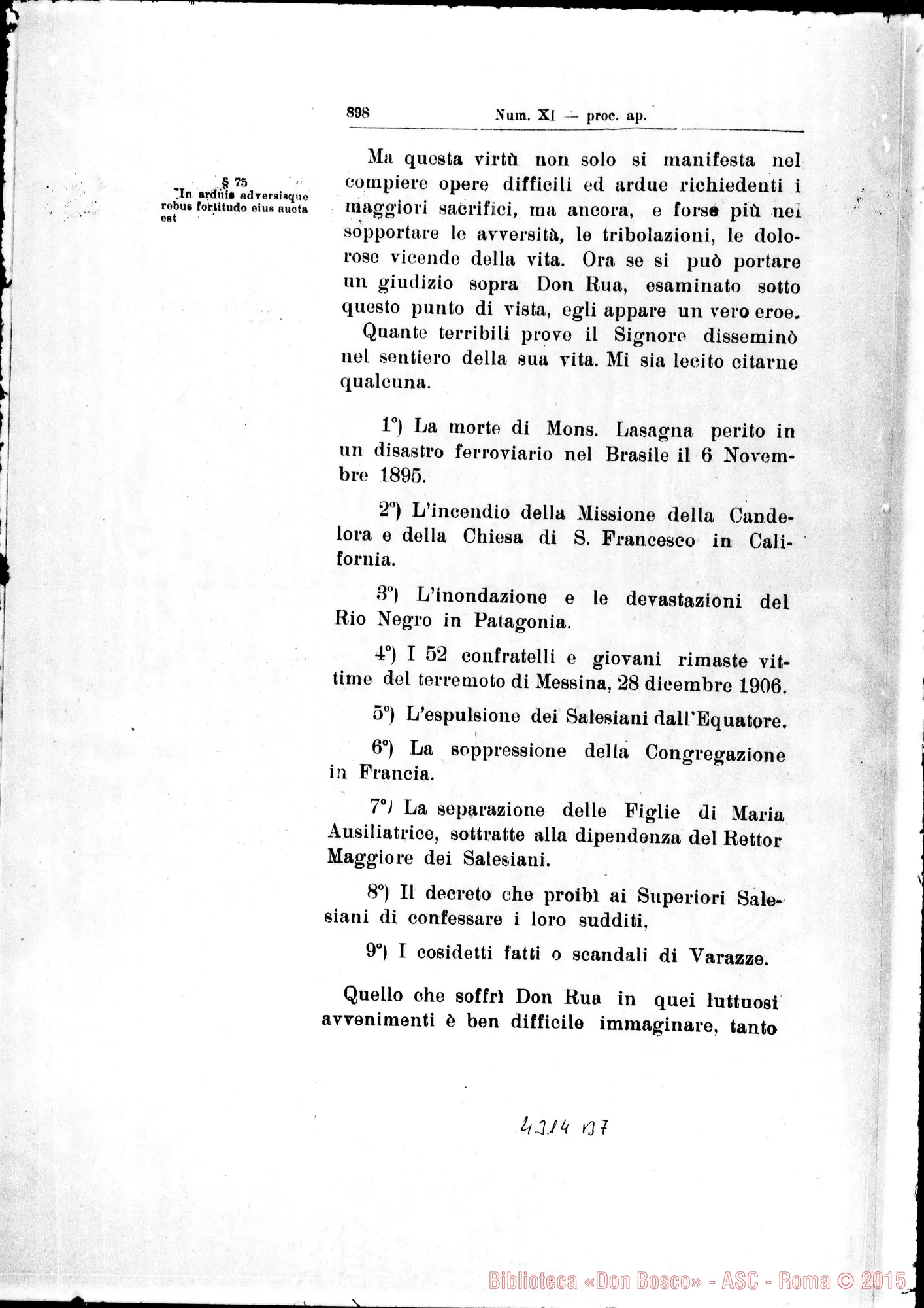 Fotogramma B 7 — De heroica Fortitudine