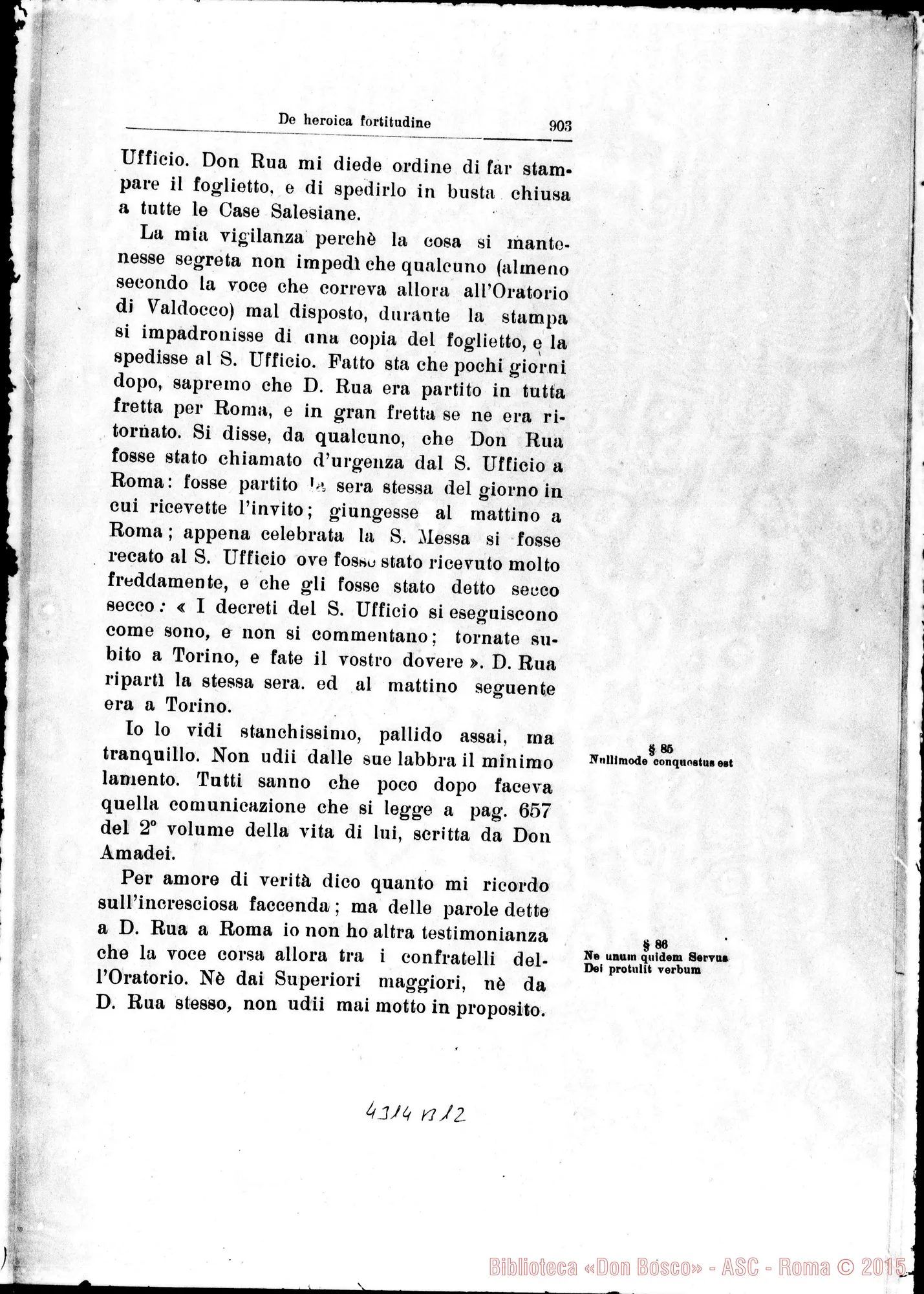 Fotogramma B 12 — De heroica Fortitudine