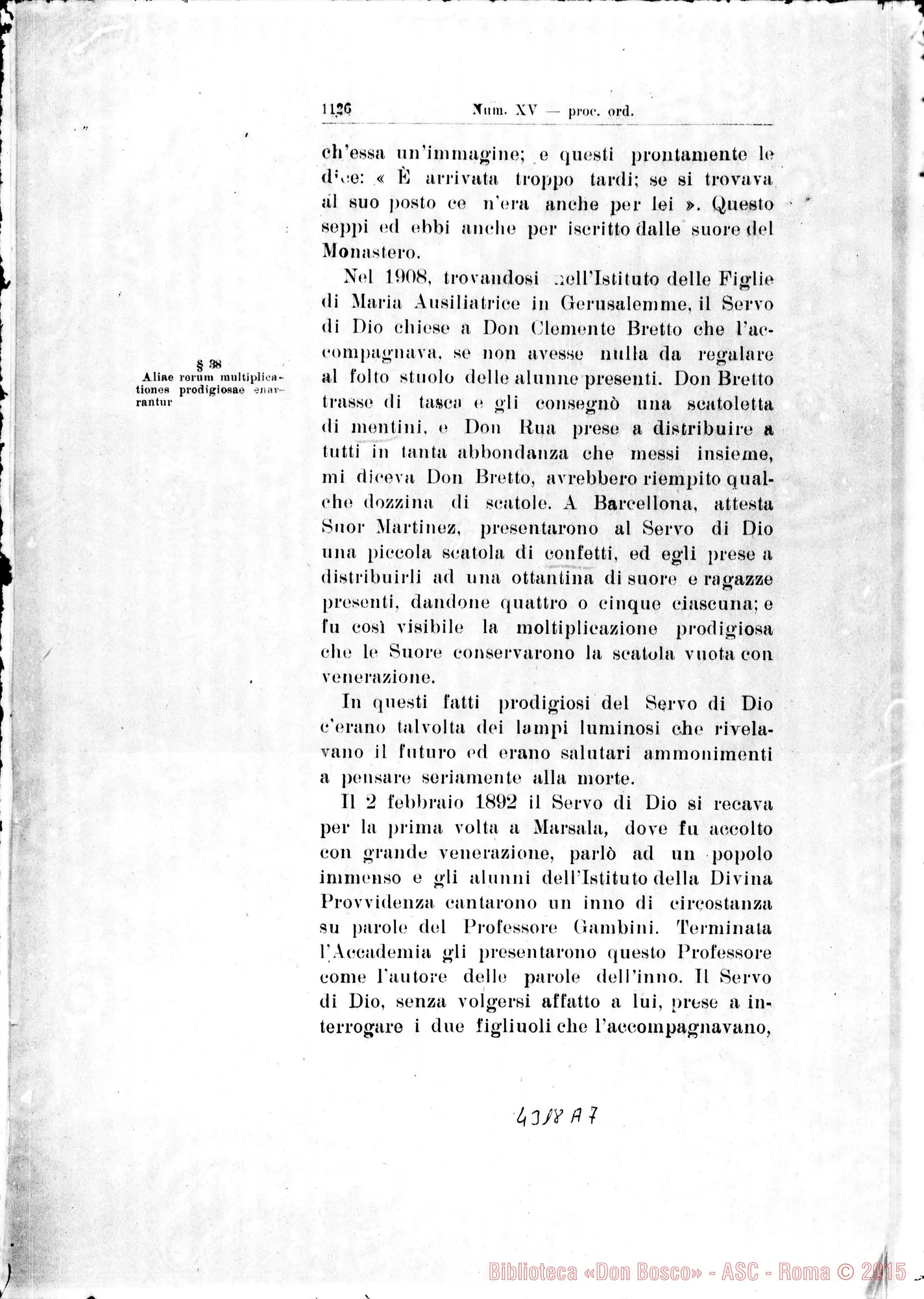 Fotogramma A 7 — De donid supemis, de miraculis in vita et post obitum