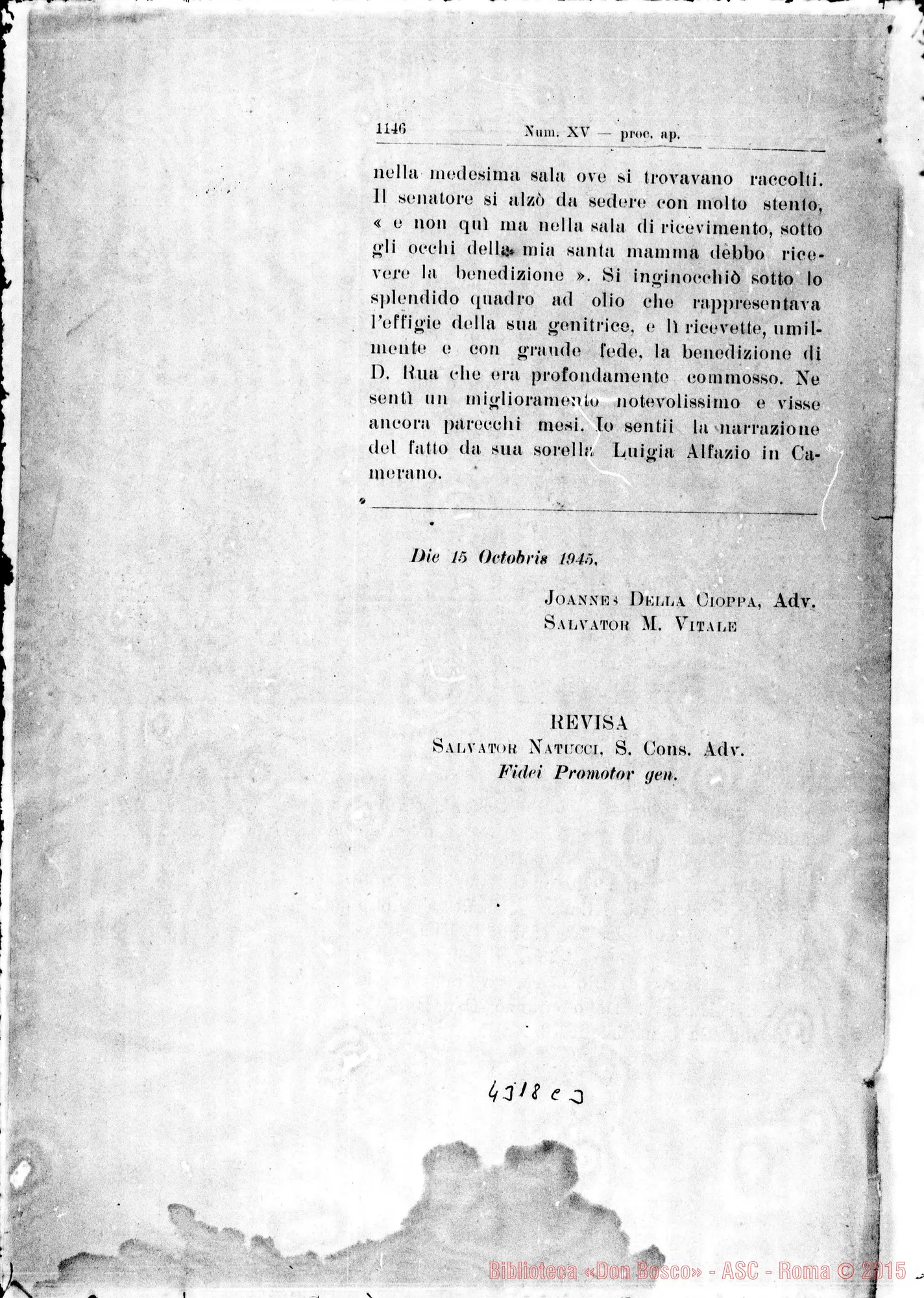 Fotogramma C 3 — De donid supemis, de miraculis in vita et post obitum