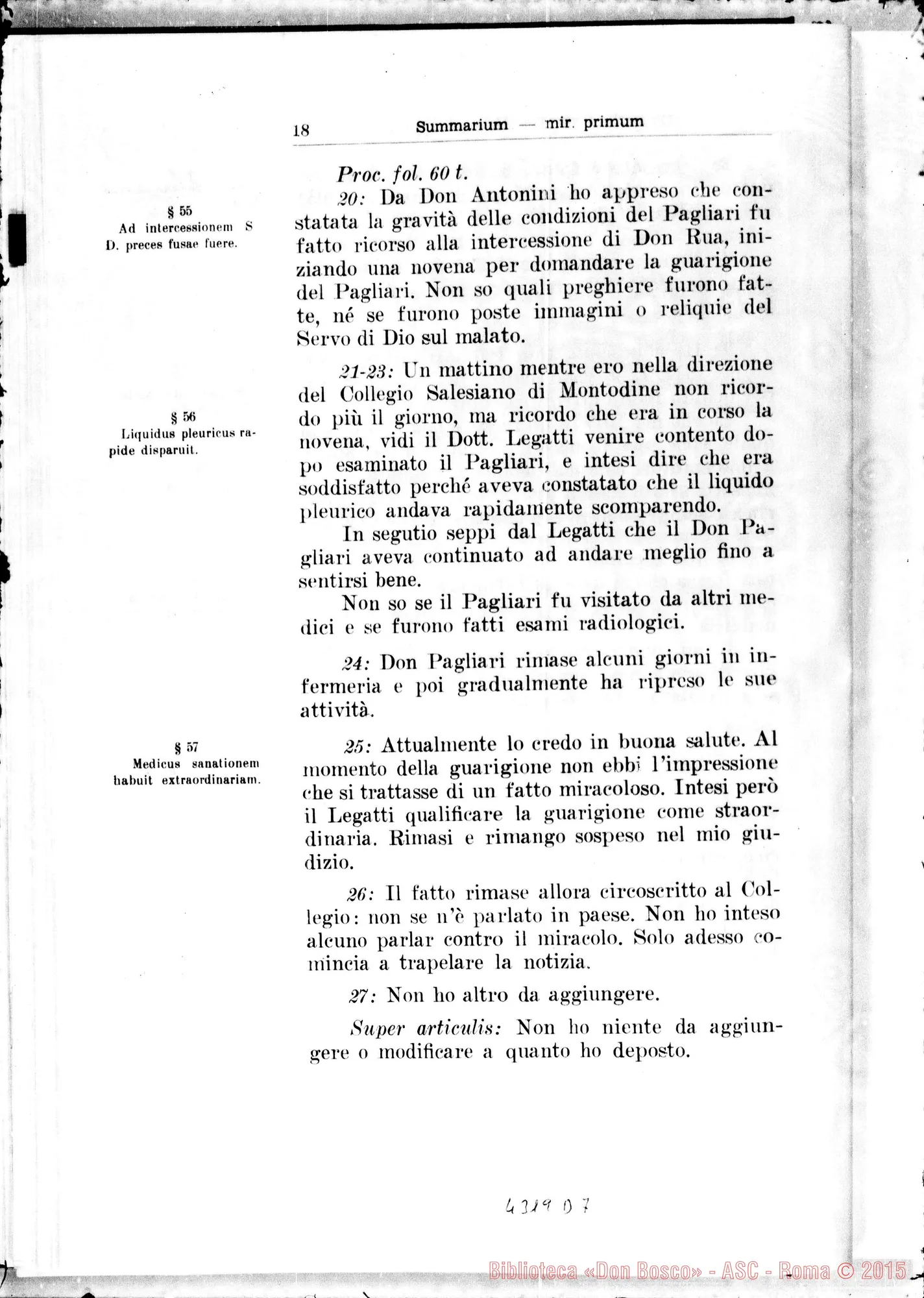 Fotogramma D 7 — Miraculum primum