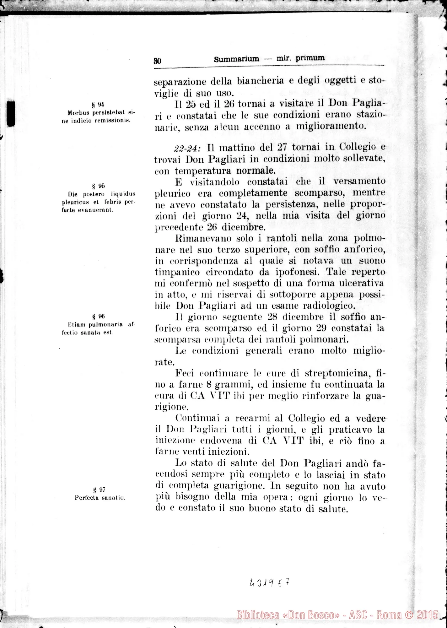 Fotogramma E 7 — Miraculum primum