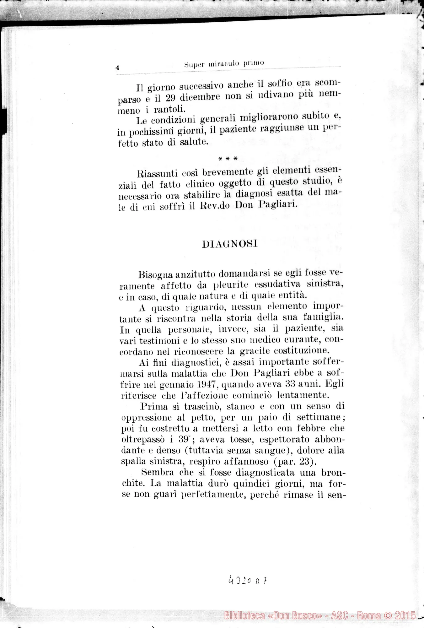 Fotogramma D 7 — Miraculum primum