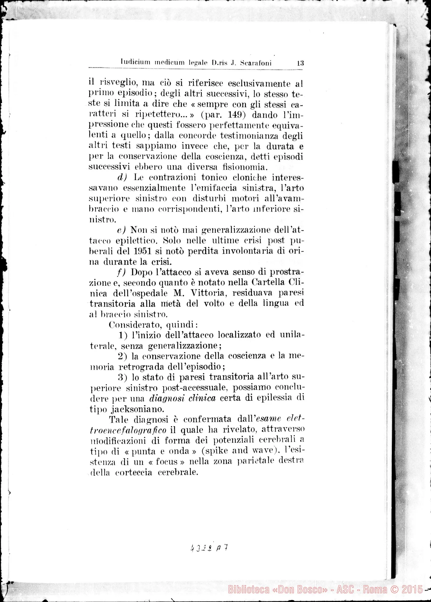 Fotogramma A 7 — De miraculo altero