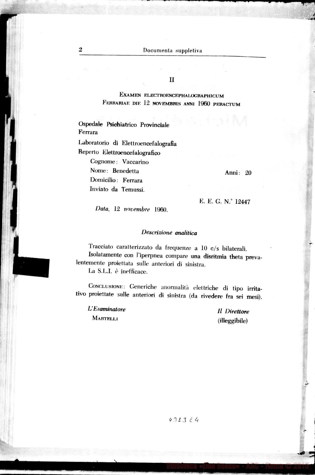 Fotogramma E 4 — Litterae variae