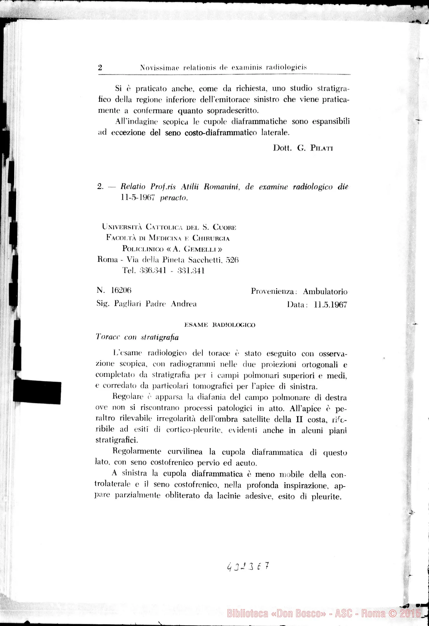 Fotogramma E 7 — Litterae variae