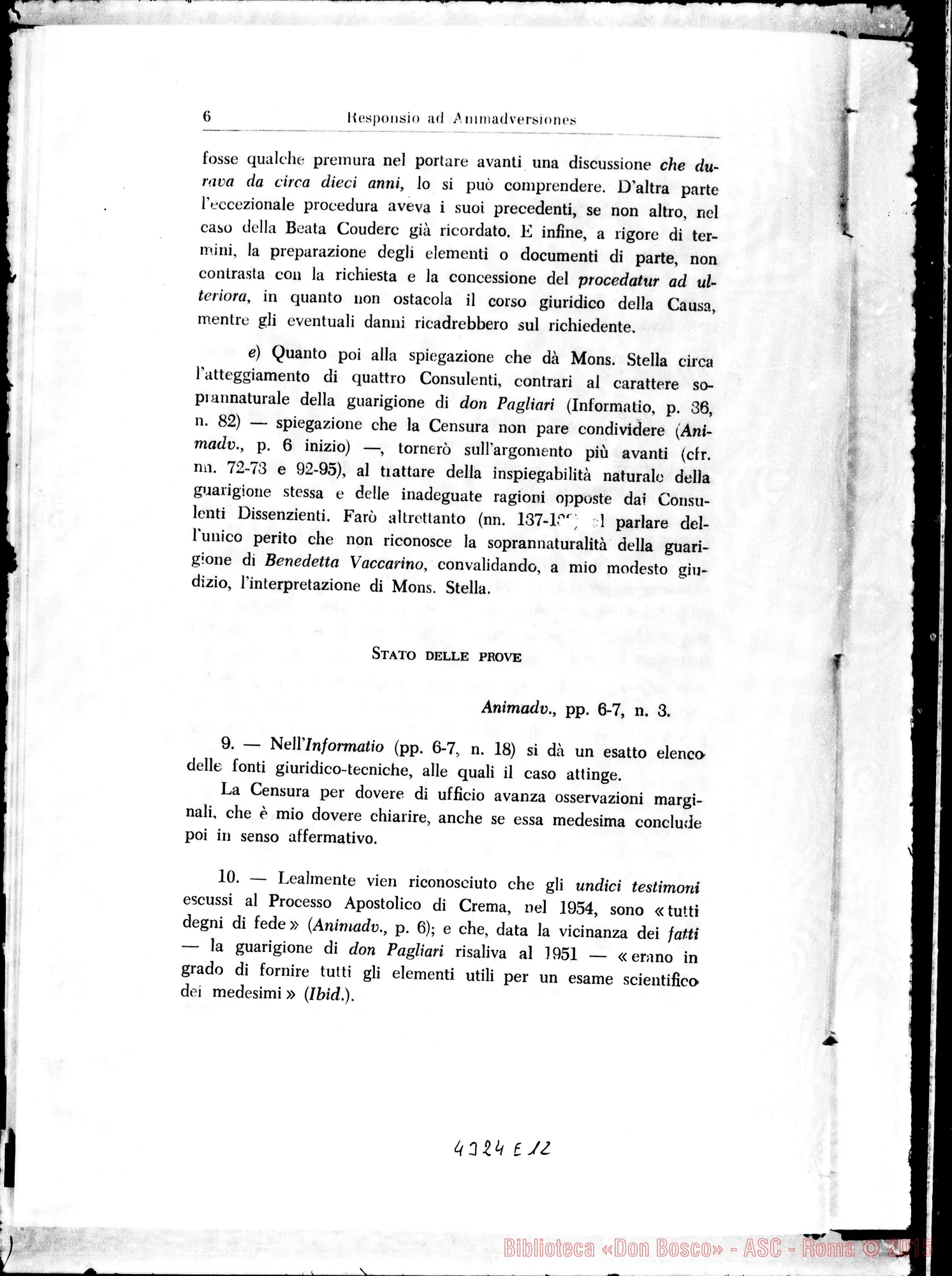 Fotogramma E 12 — Amadei Angelo, sac. SDB
