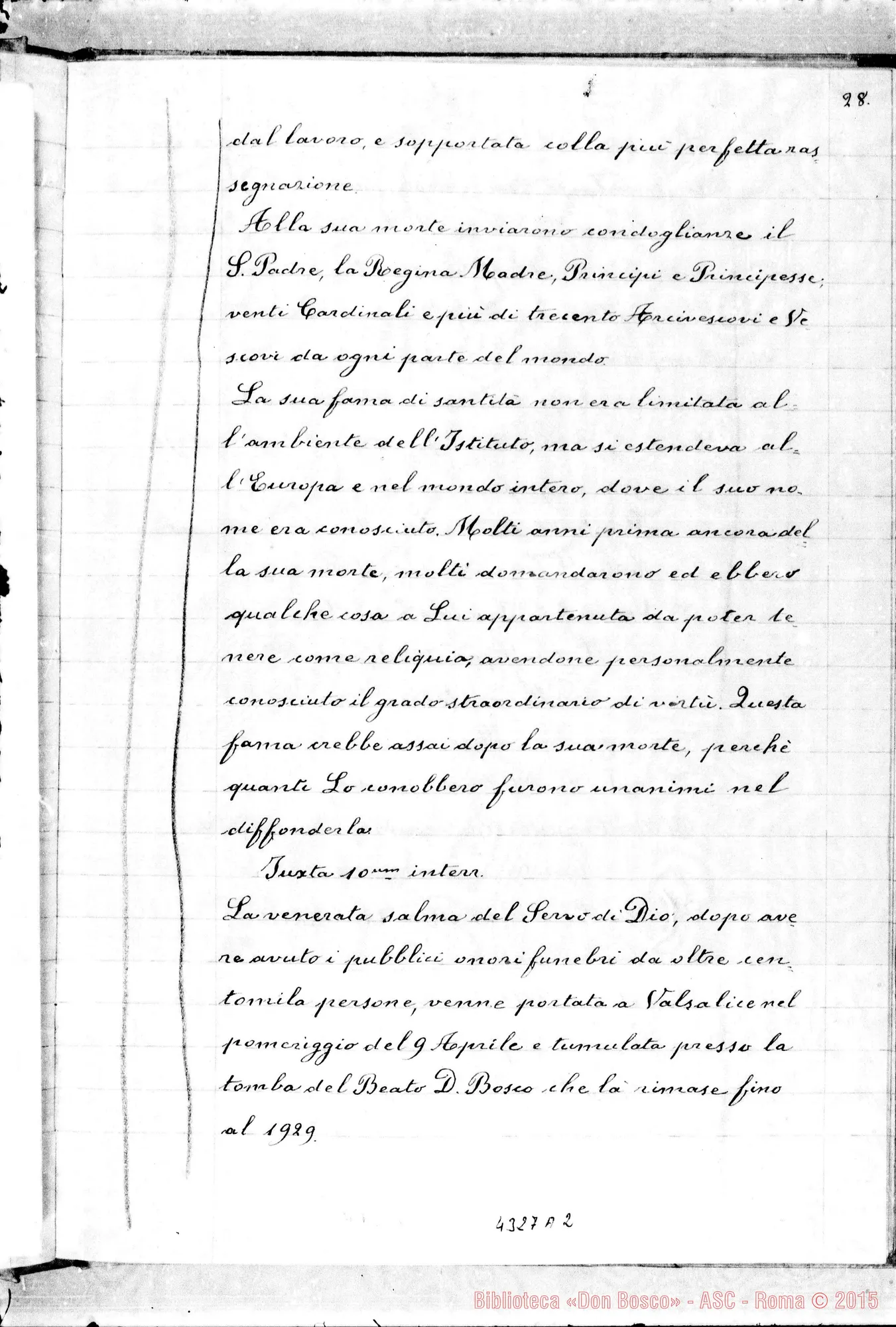 Fotogramma A 2 — Amadei Angelo, sac. SDB