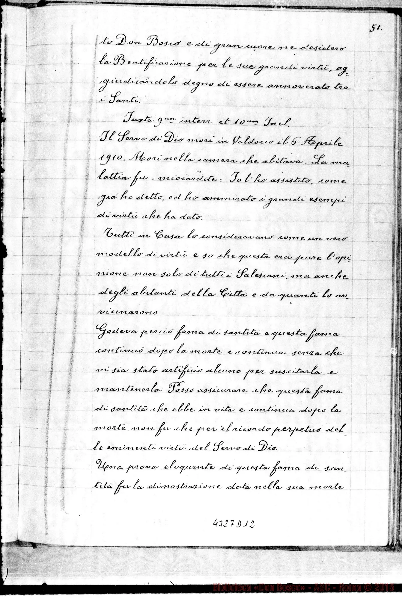 Fotogramma D 12 — Balestra Giuseppe, coad. SDB