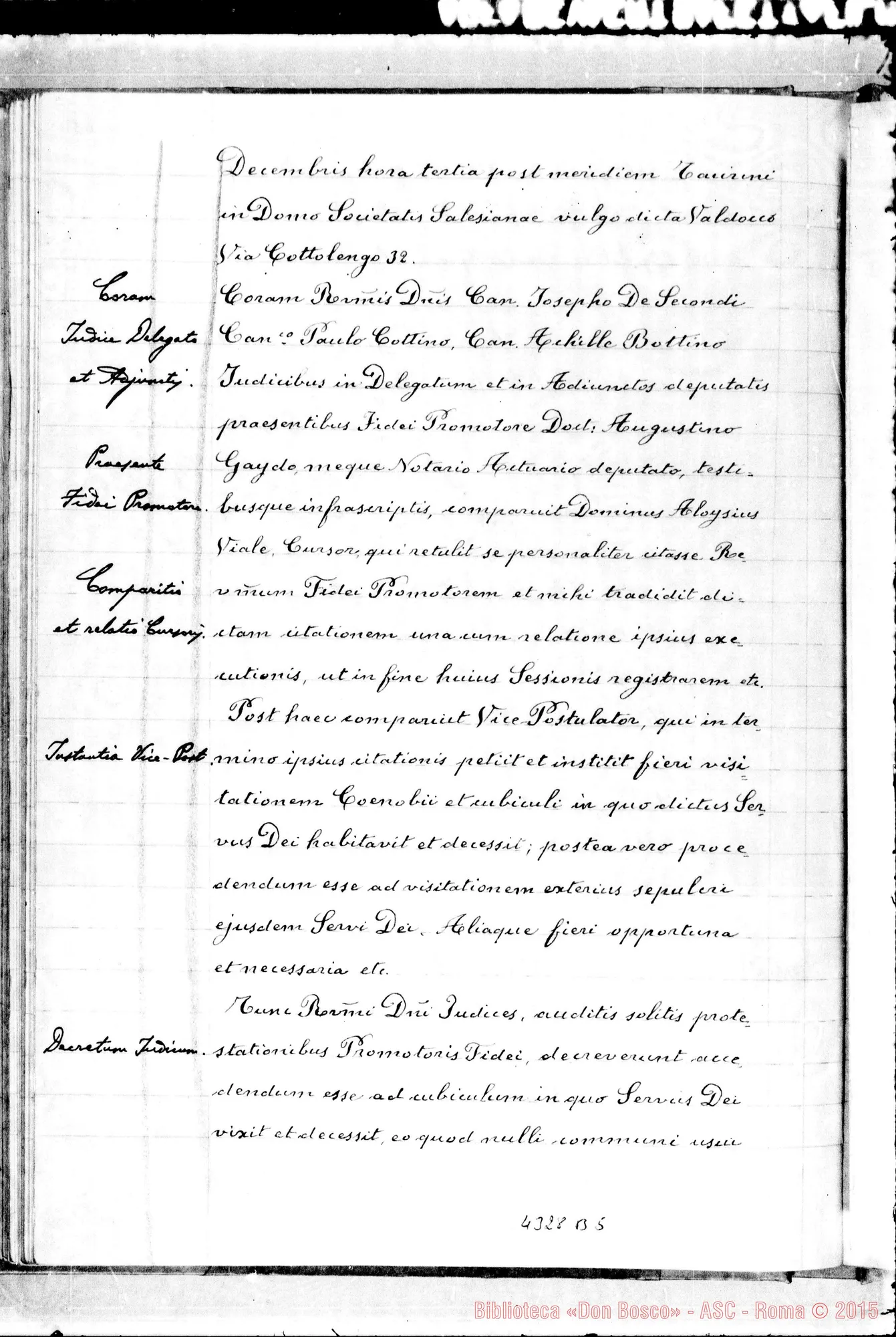 Fotogramma B 5 — Zolin Giovanni, sac. SDB