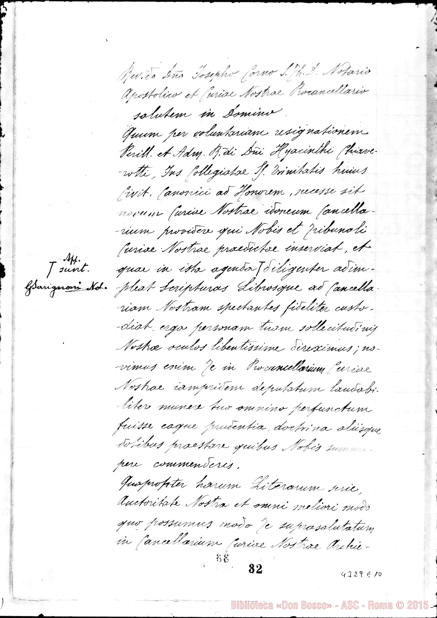 Fotogramma E 10 — Acta Preliminaria