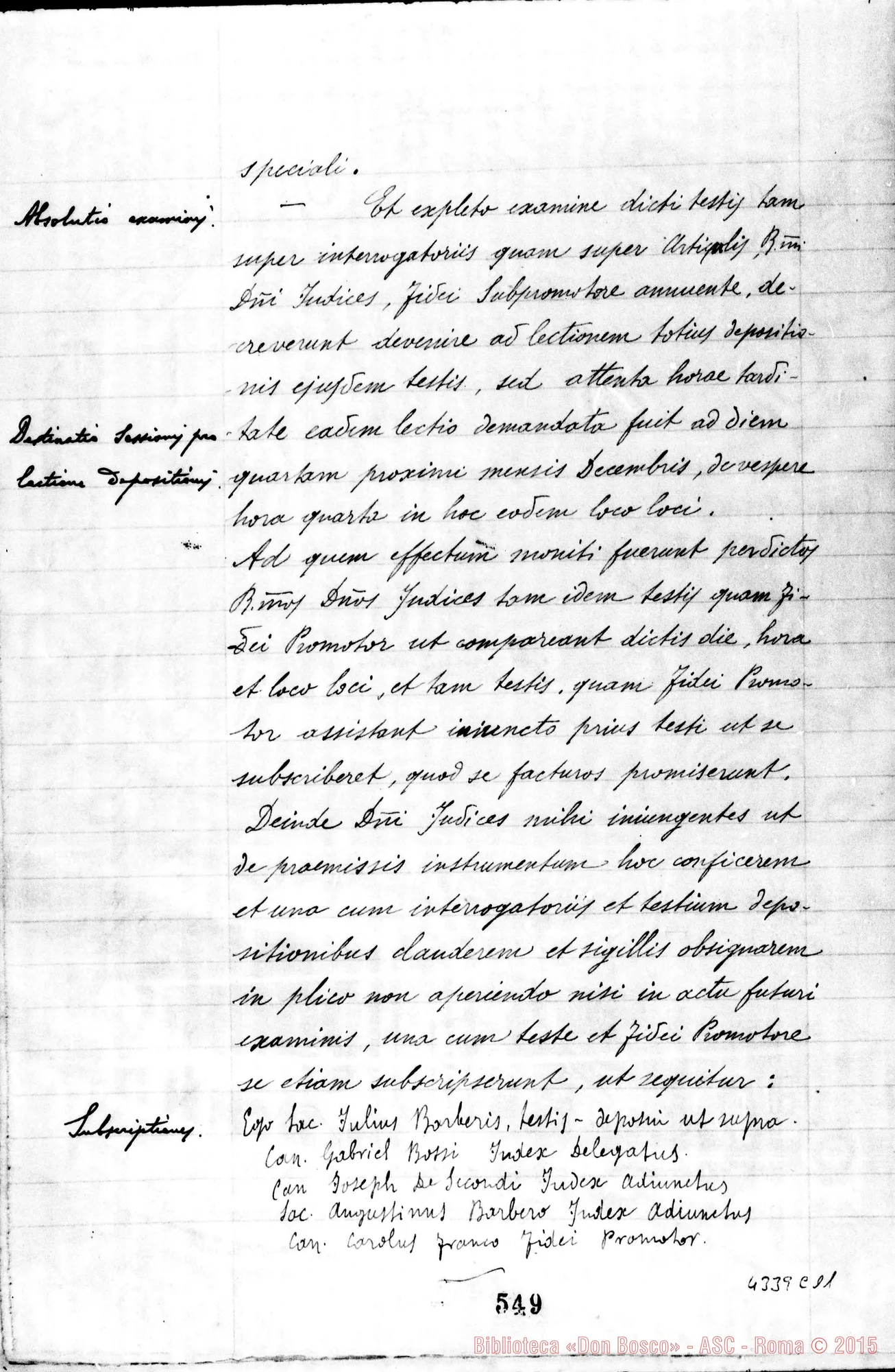 Fotogramma C 11 — Barberis Giulio, sac. SDB